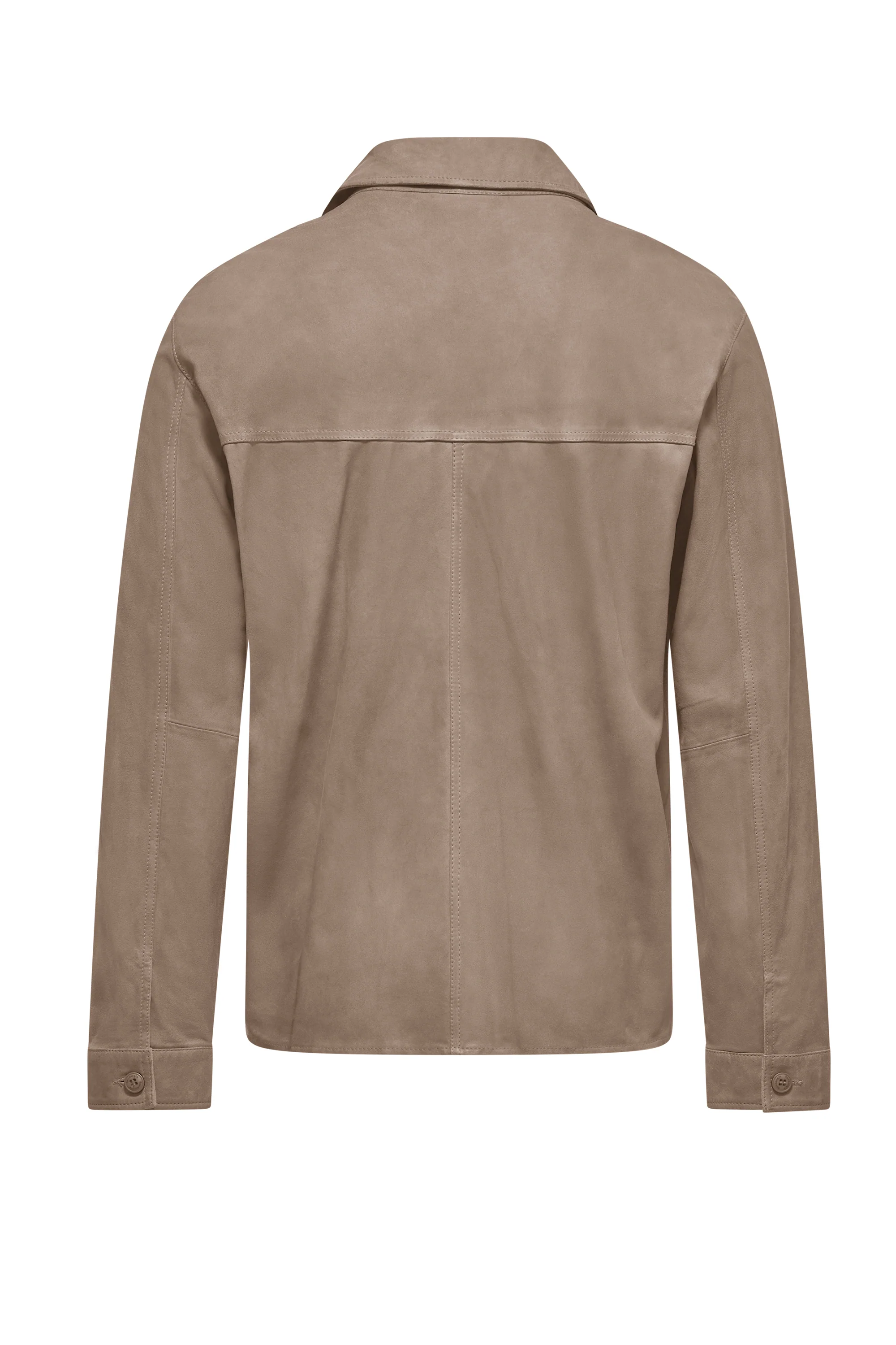Giacca-camicia in pelle Wed - Image 7