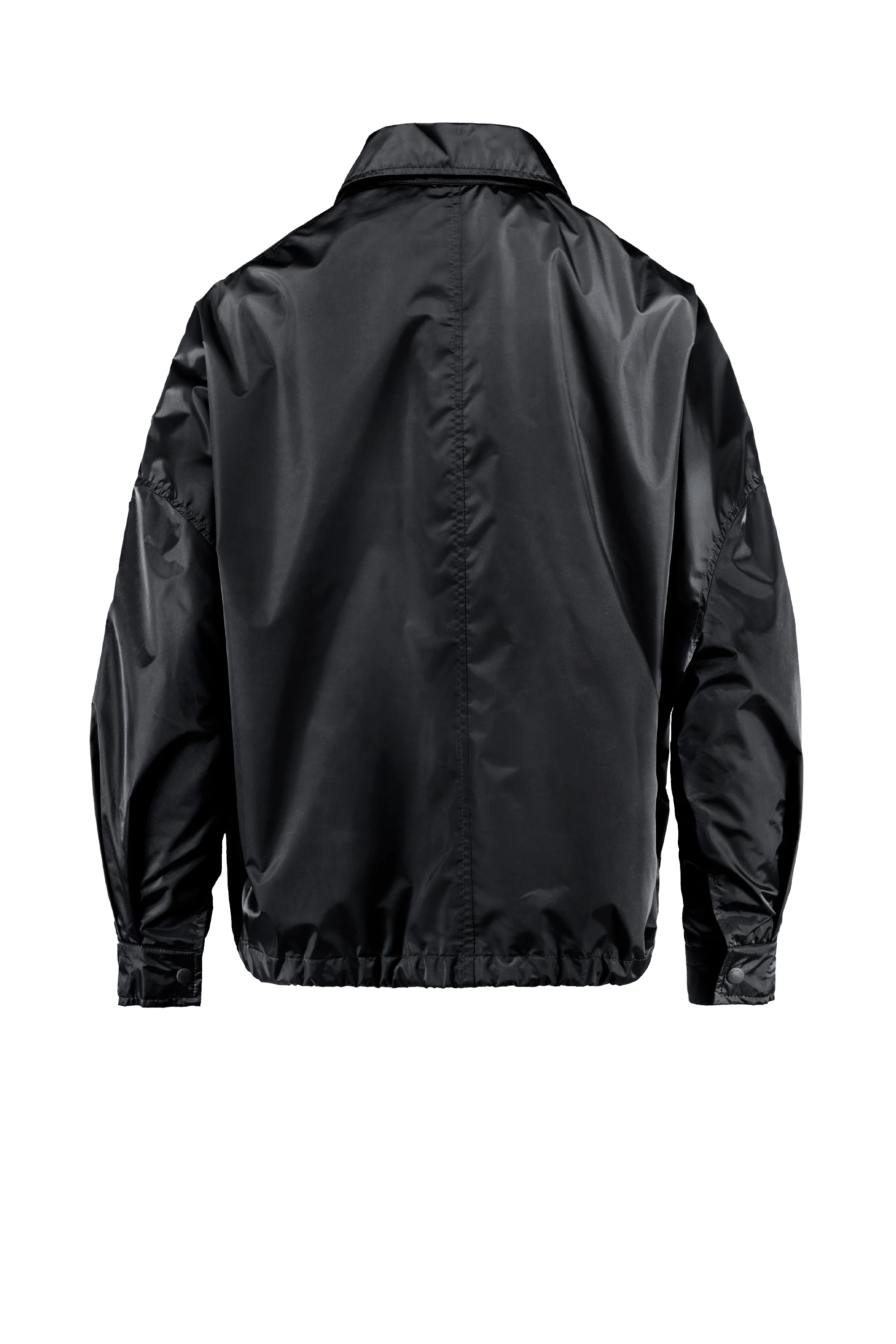 Giacca con collo a camicia in tessuto lucido - Image 9