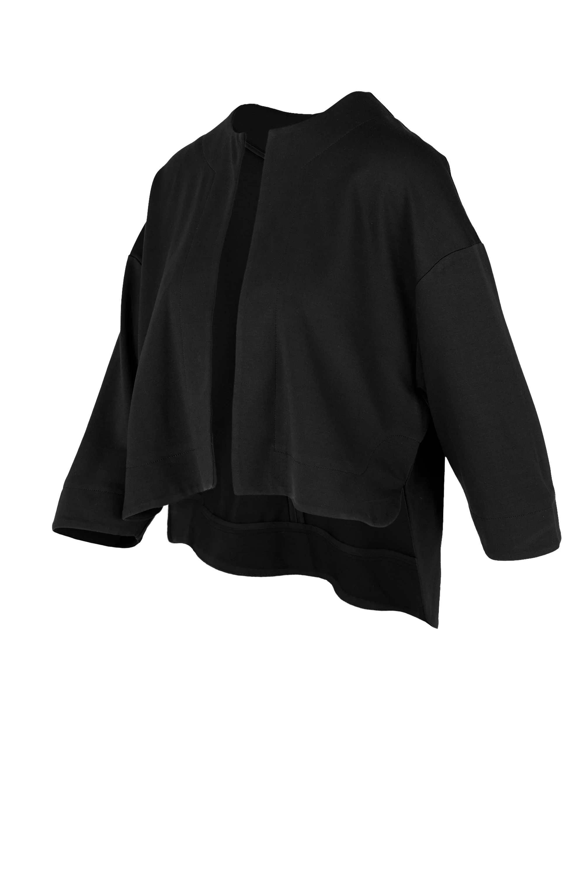 Giacca corta in jersey fluido - Image 7