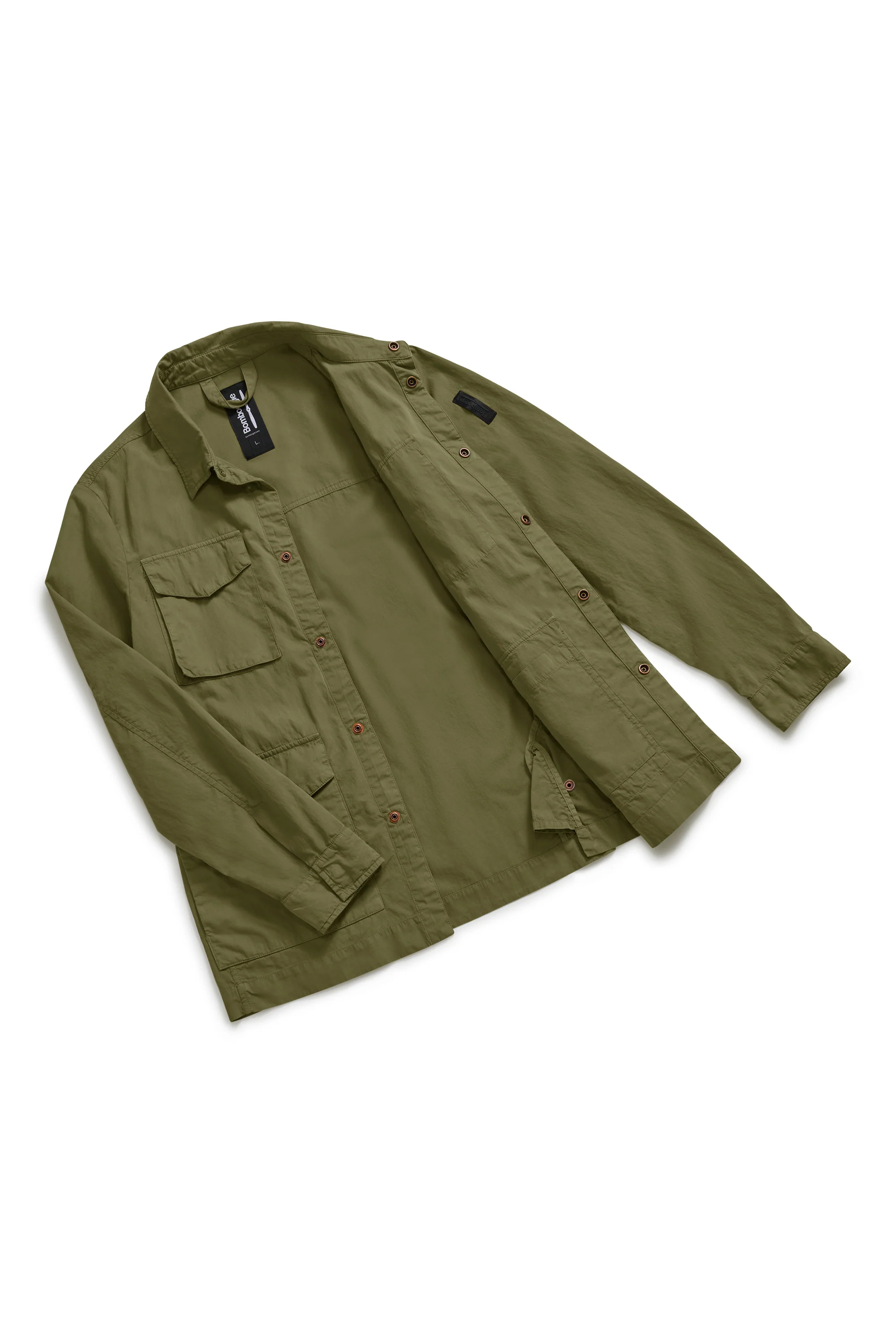 Giacca in cotone/nylon con colletto - Image 16