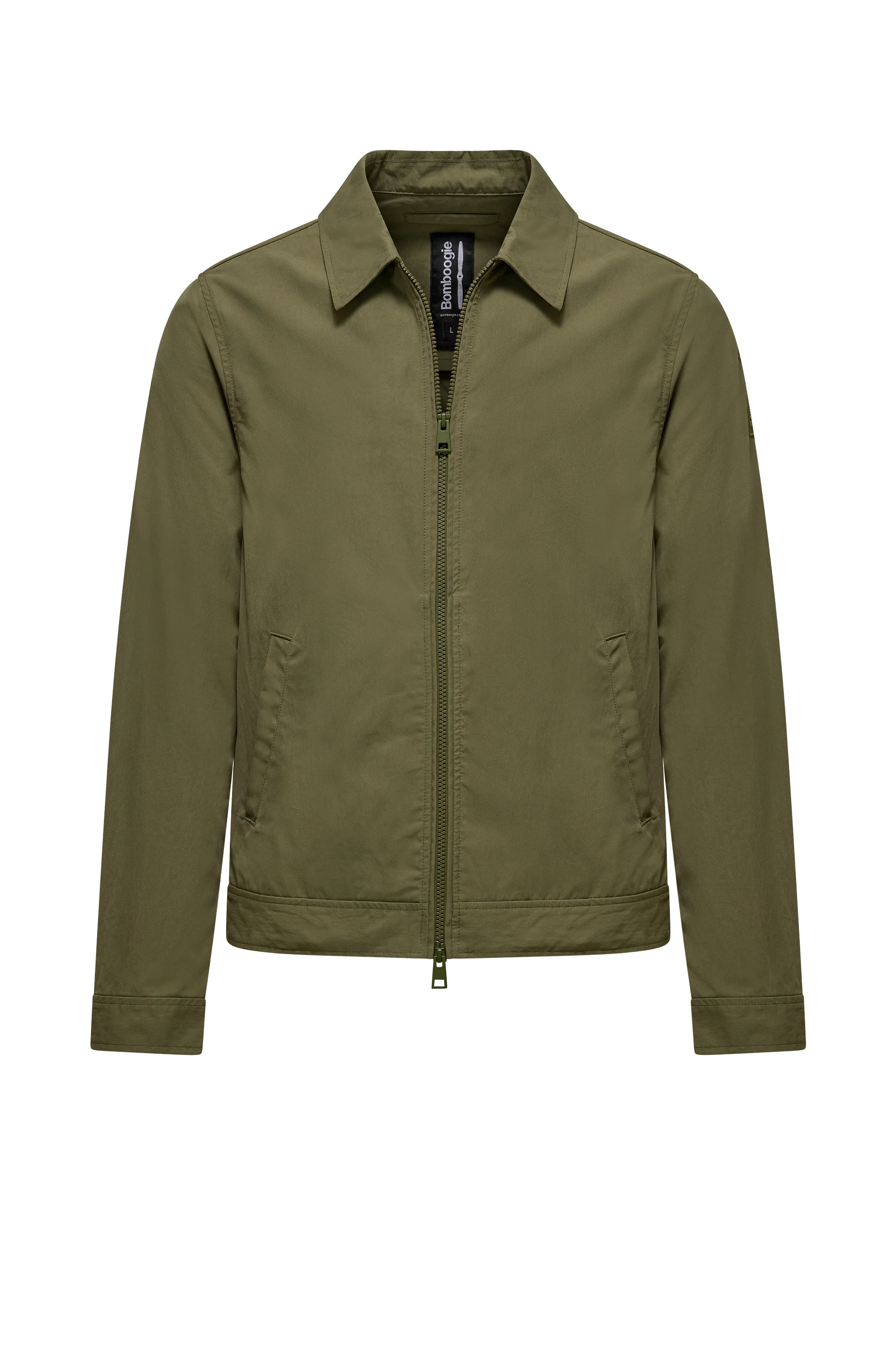 Giacca in cotone/nylon con zip - Image 11