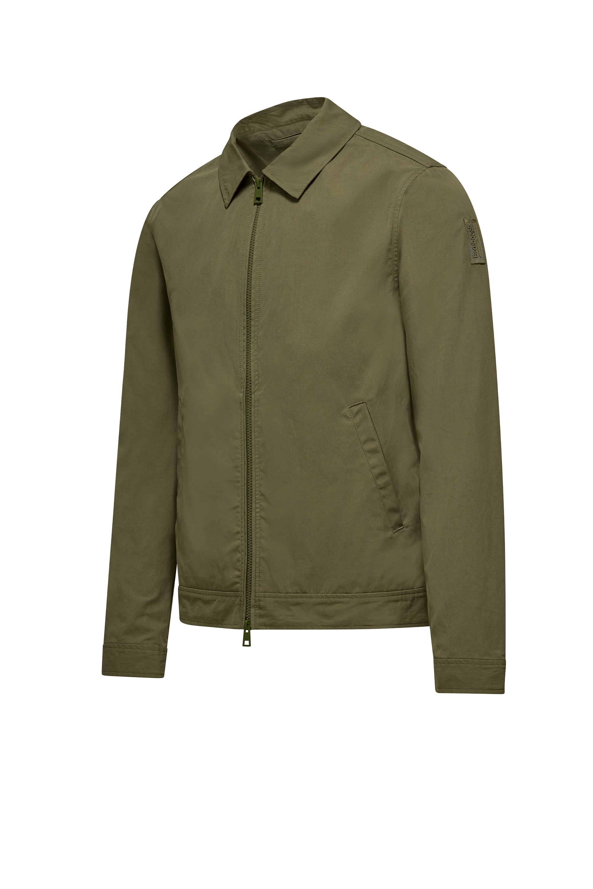 Giacca in cotone/nylon con zip - Image 12