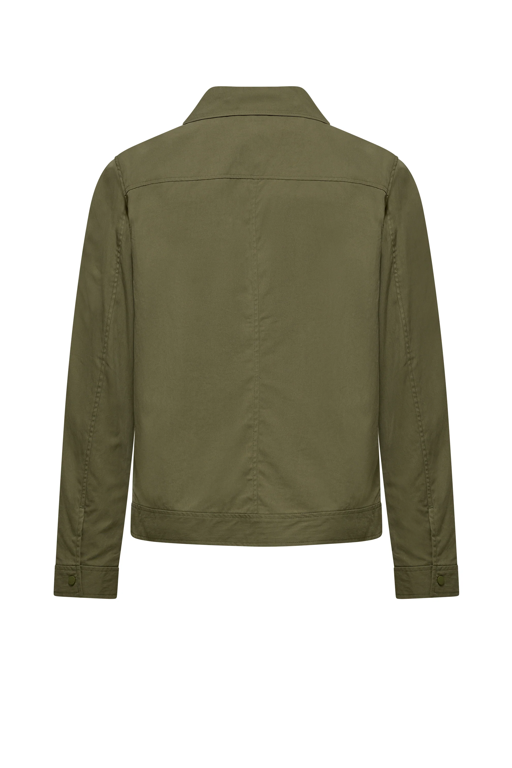 Giacca in cotone/nylon con zip - Image 13
