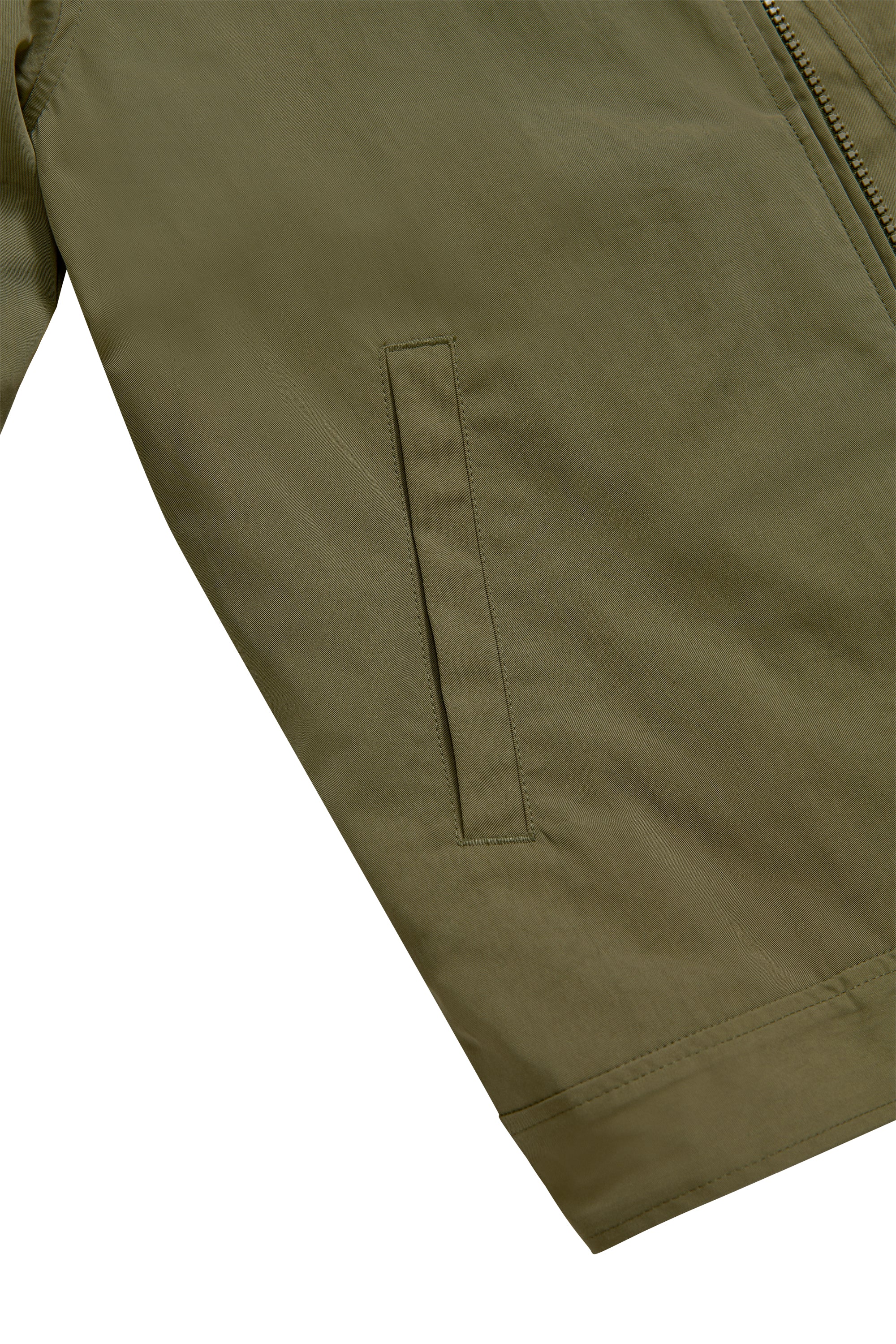 Giacca in cotone/nylon con zip - Image 14