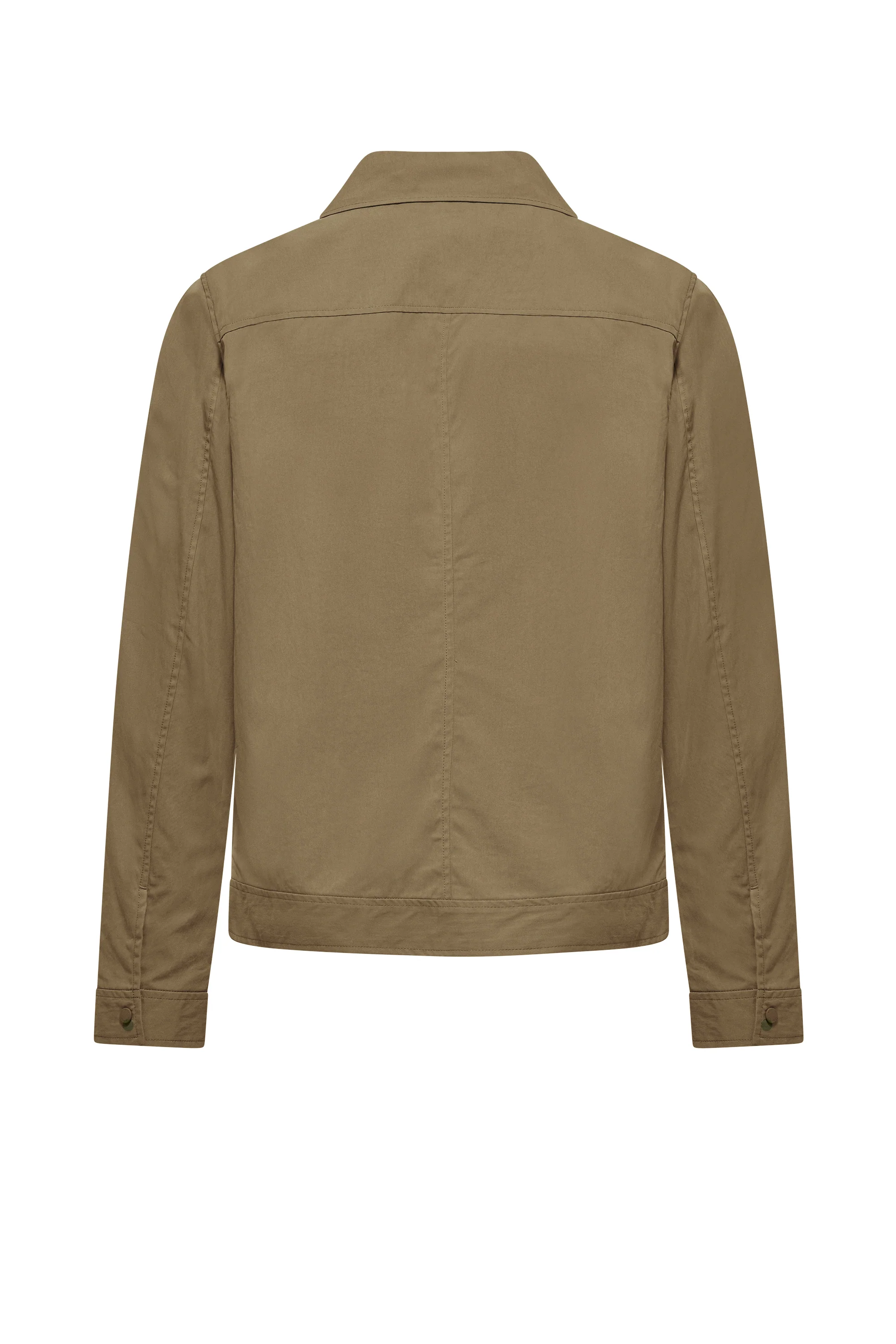 Giacca in cotone/nylon con zip - Image 3