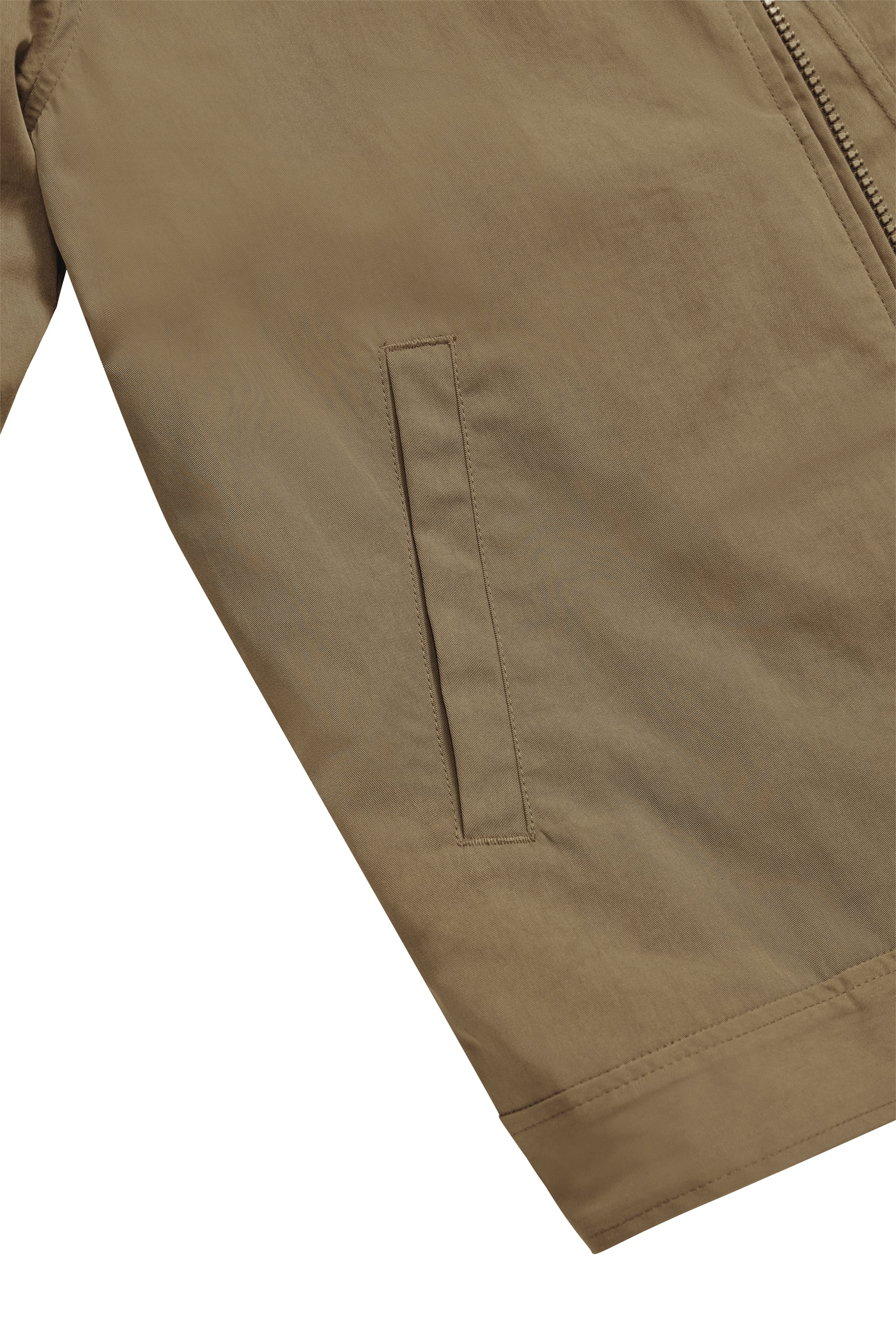 Giacca in cotone/nylon con zip - Image 4