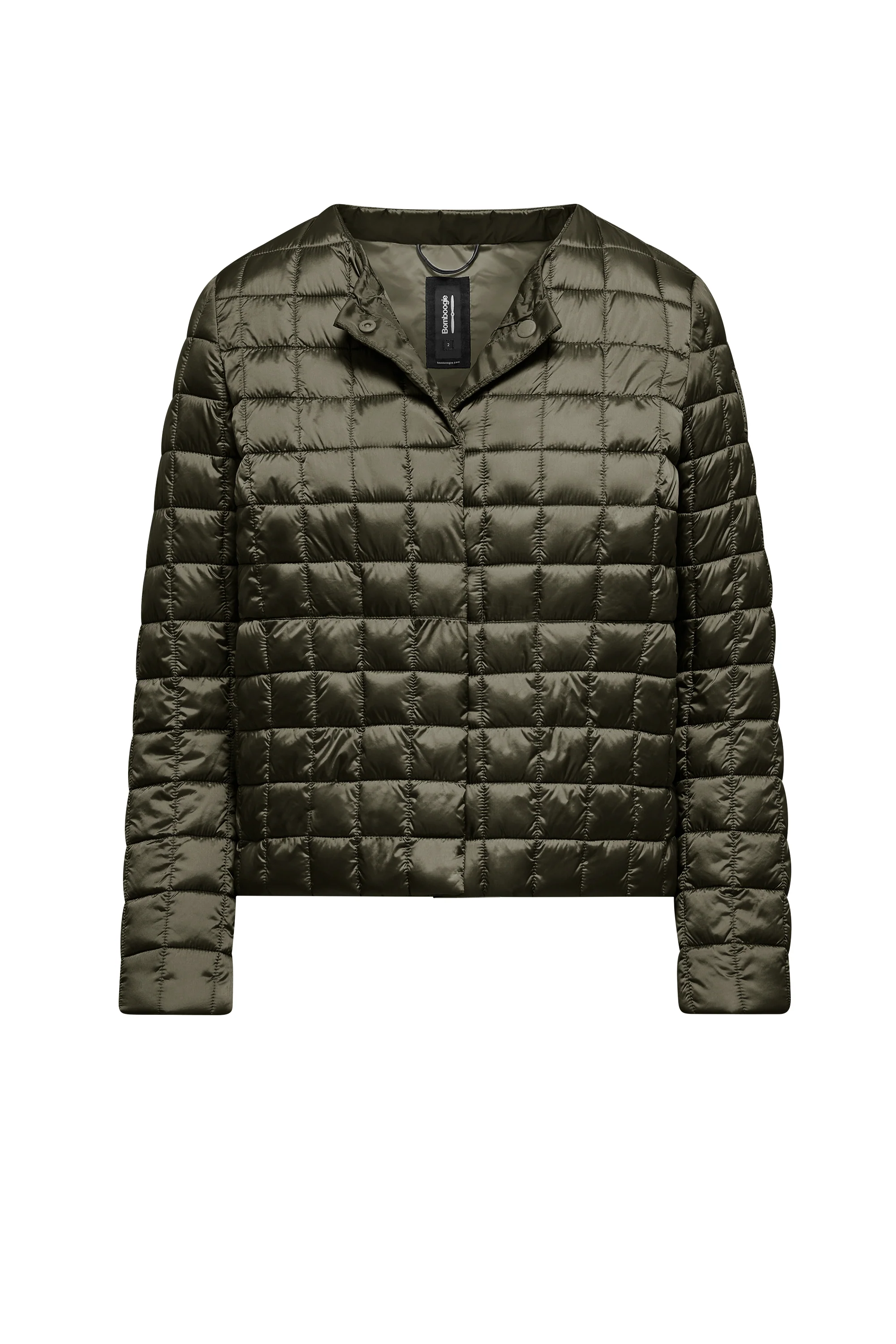 Piumino in nylon bright con collo arrotondato - Image 17