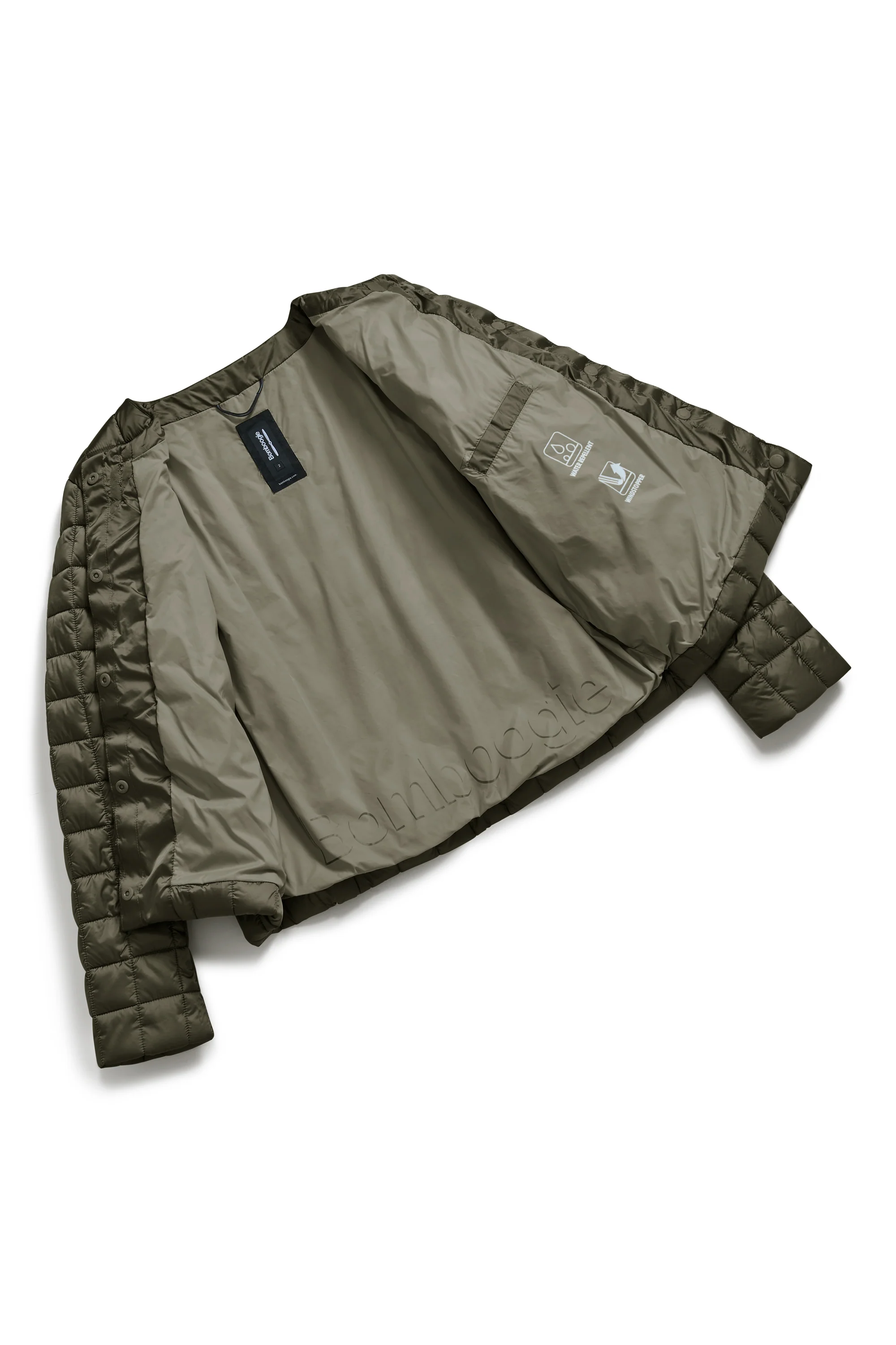 Piumino in nylon bright con collo arrotondato - Image 20