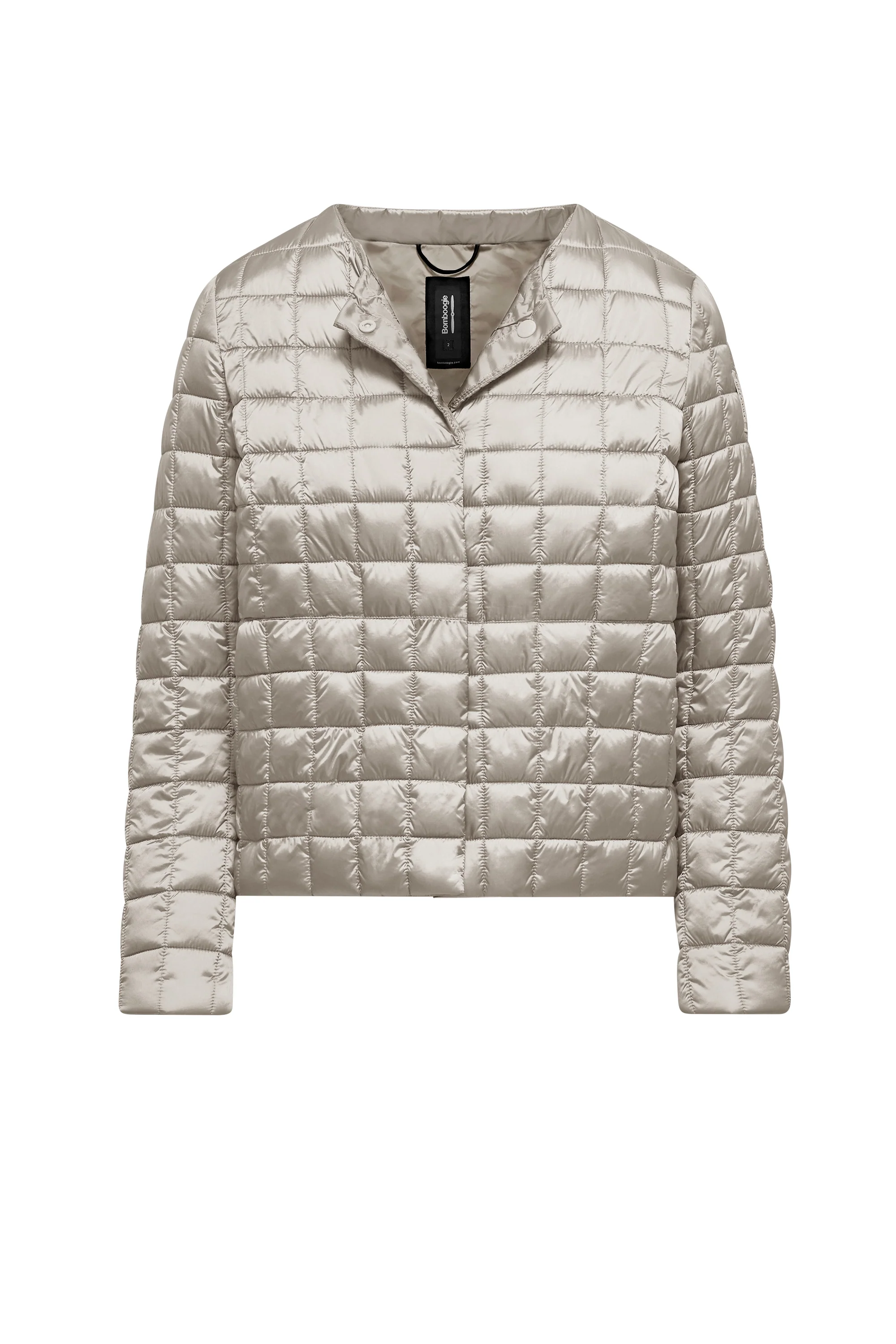 Piumino in nylon bright con collo arrotondato - Image 22