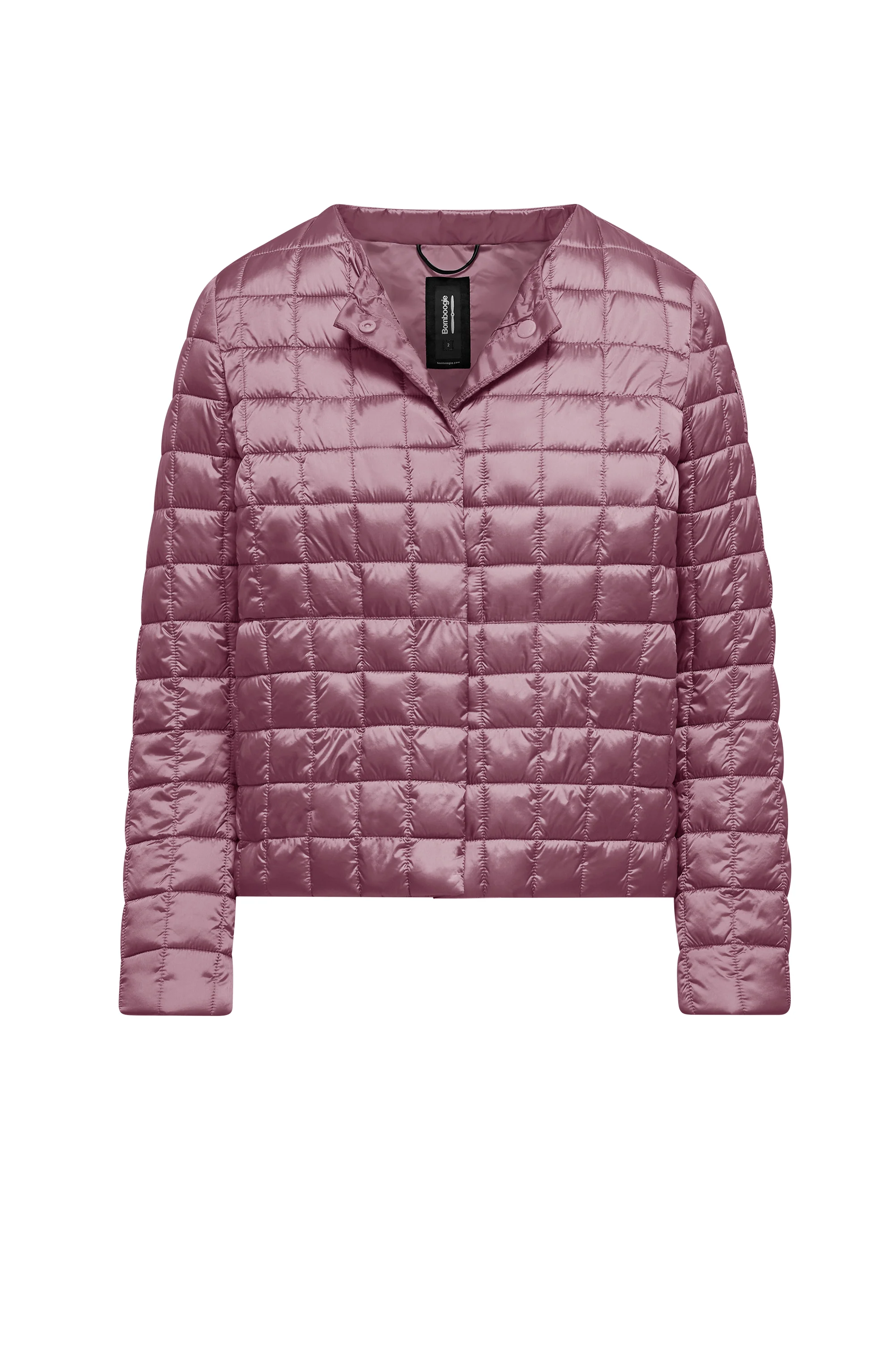 Piumino in nylon bright con collo arrotondato - Image 30