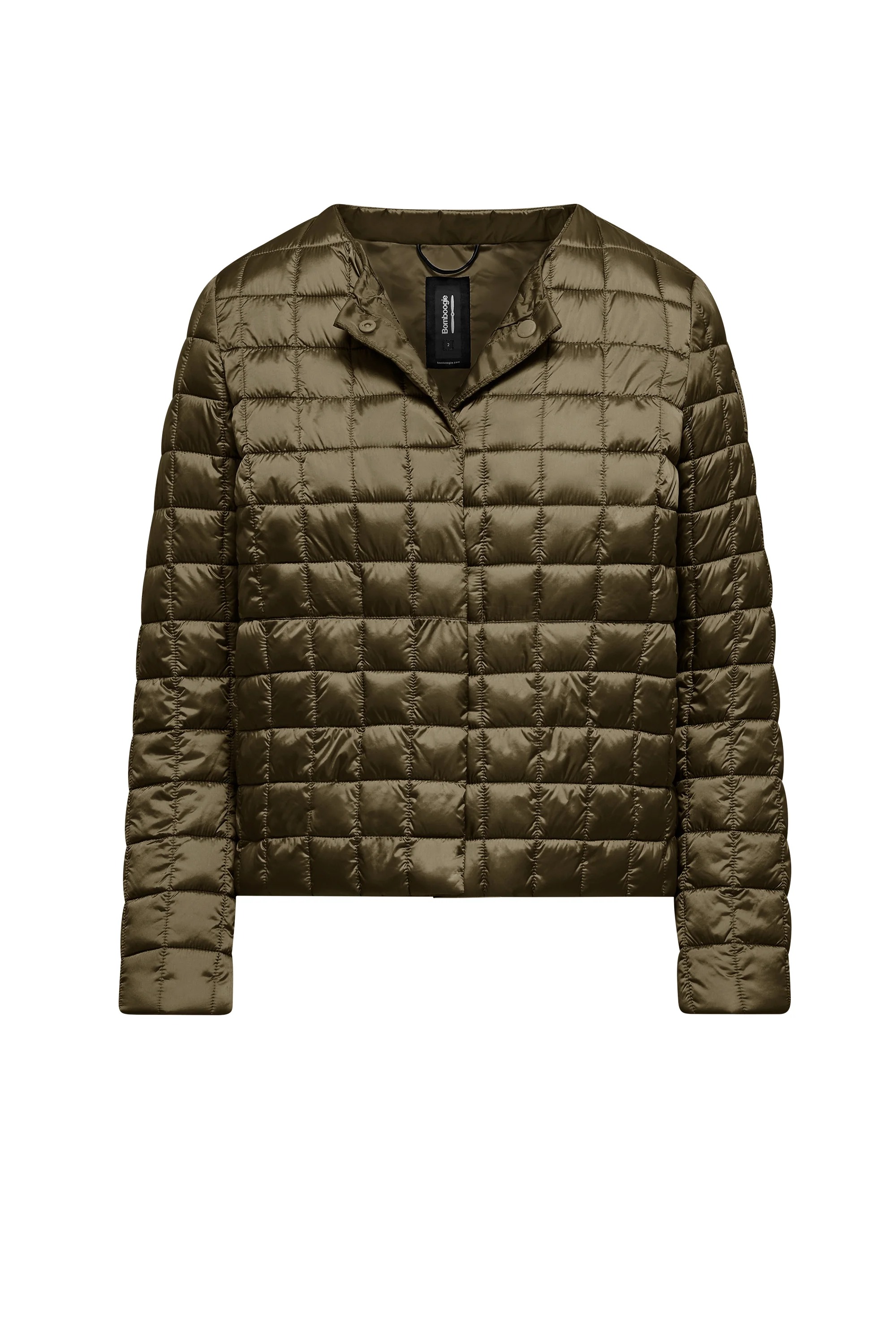 Piumino in nylon bright con collo arrotondato - Image 5