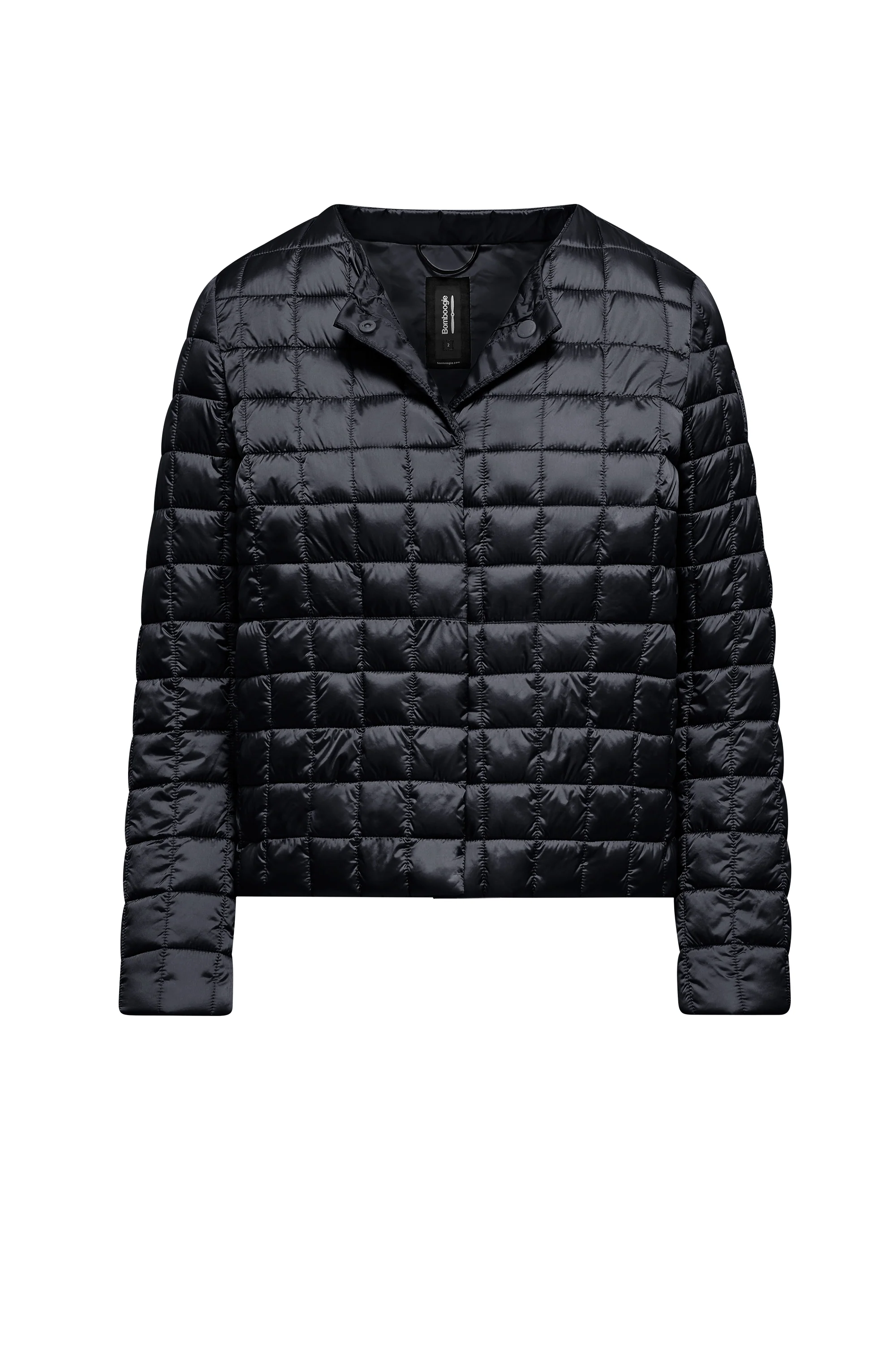 Piumino in nylon bright con collo arrotondato - Image 9