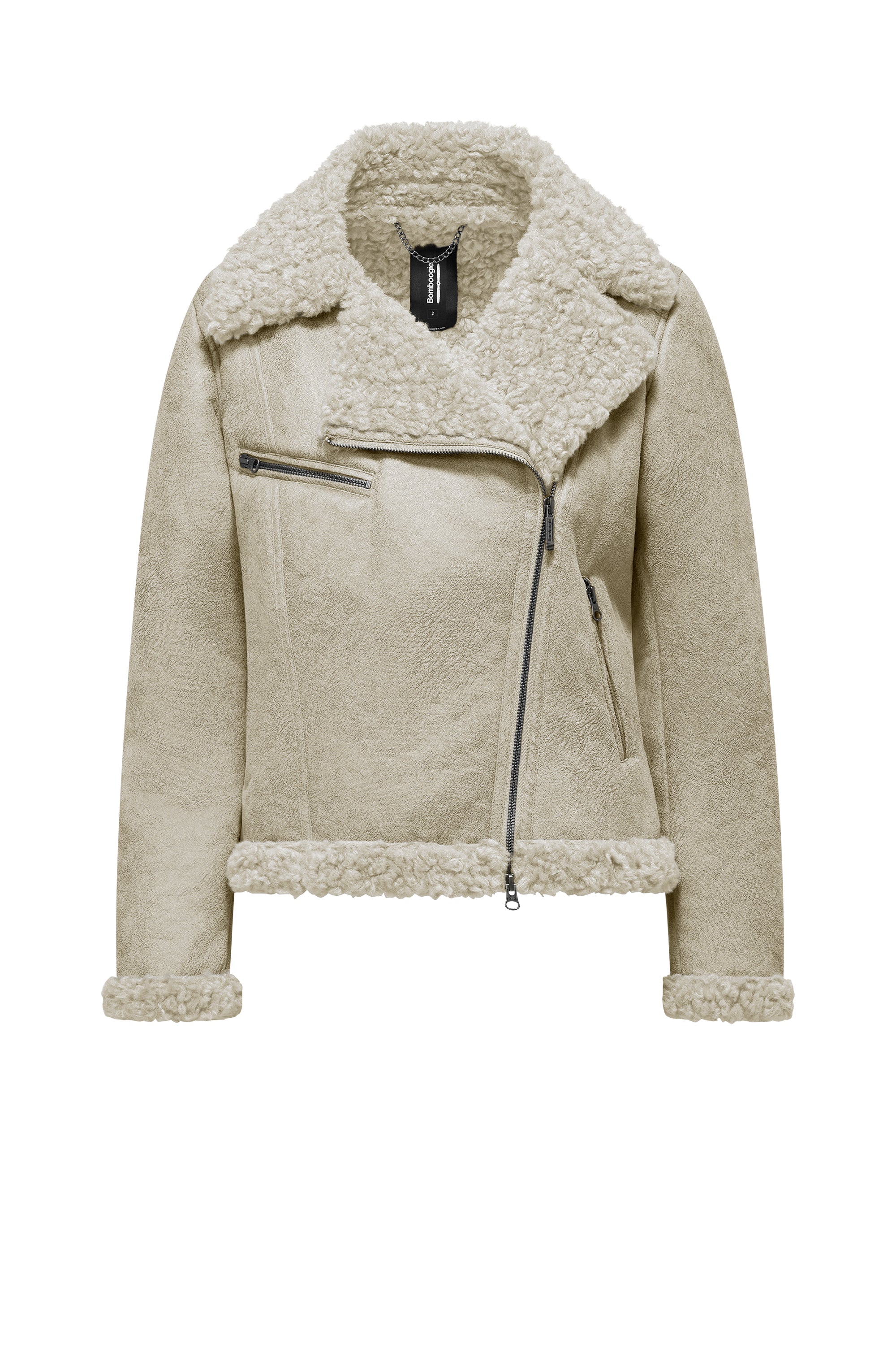 Giacca Metz effetto shearling con pelliccetta - Image 11