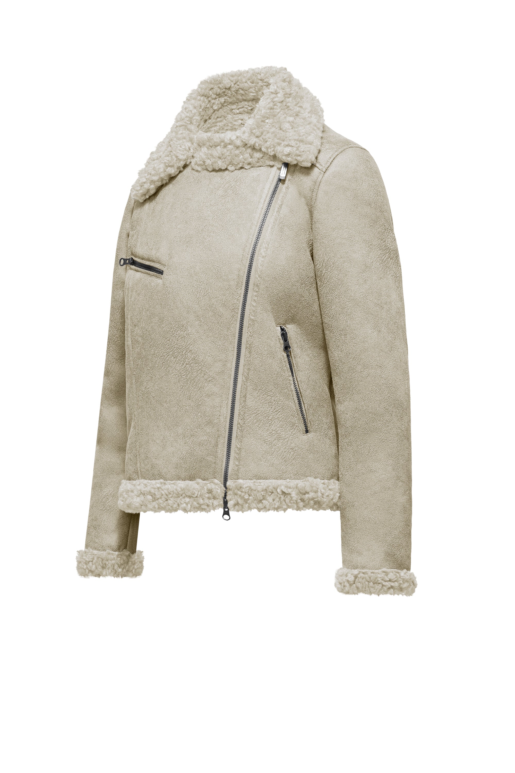 Giacca Metz effetto shearling con pelliccetta - Image 12