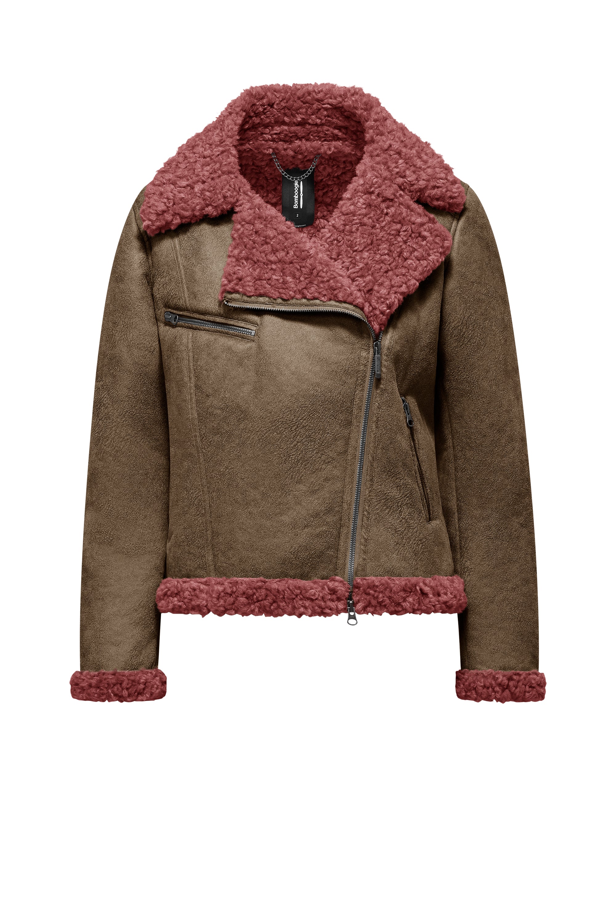 Giacca Metz effetto shearling con pelliccetta - Image 16