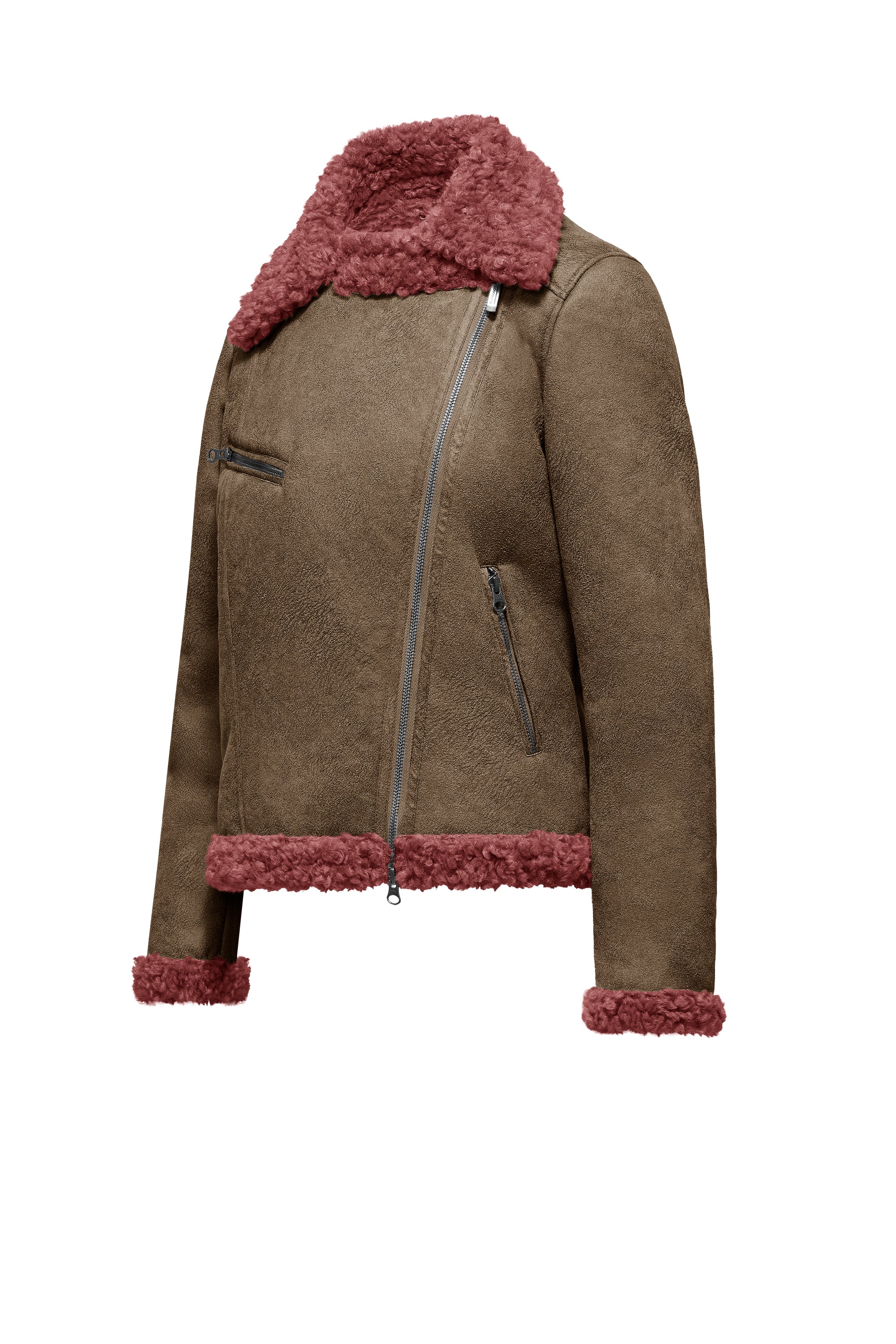 Giacca Metz effetto shearling con pelliccetta - Image 17