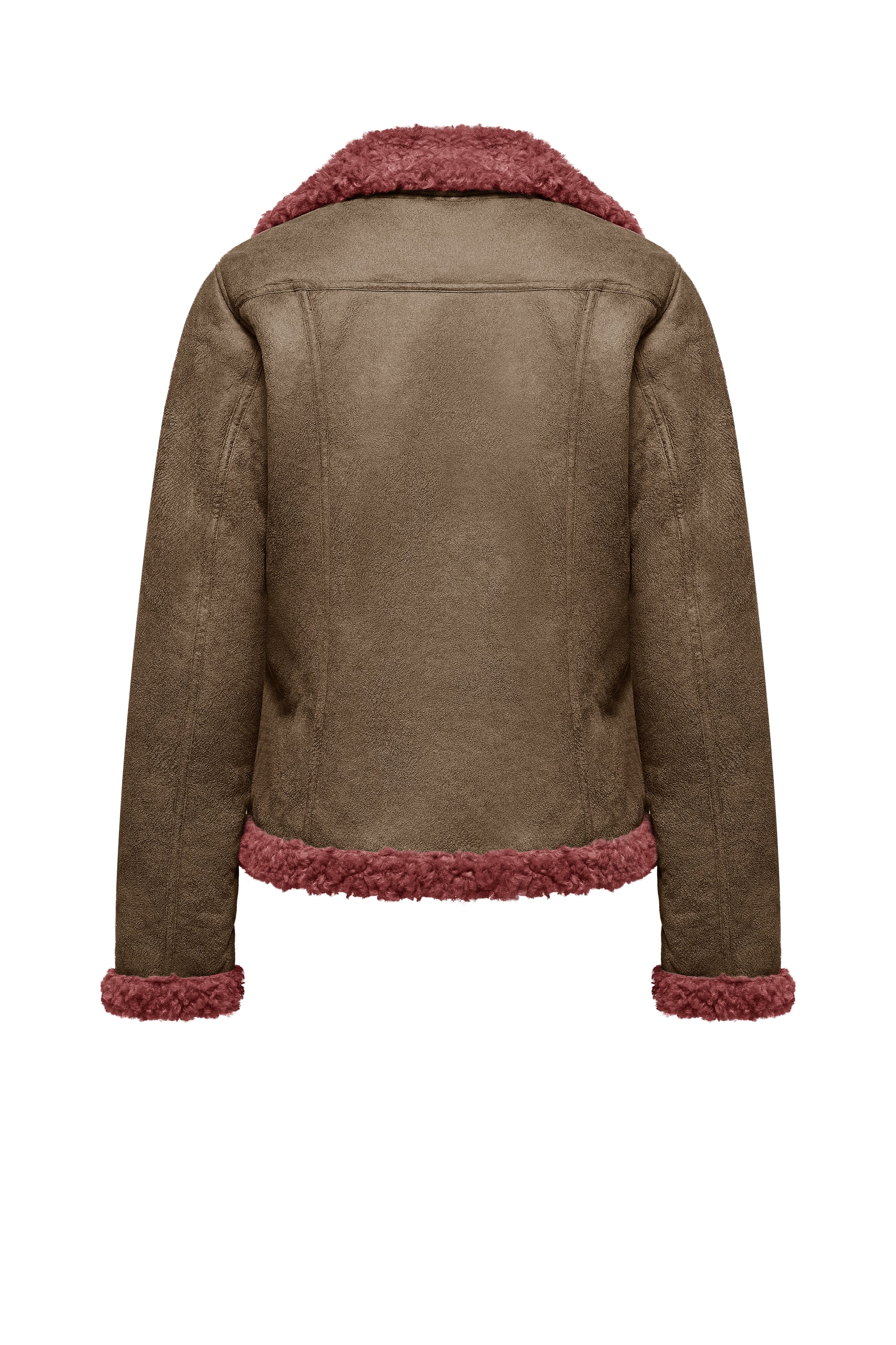 Giacca Metz effetto shearling con pelliccetta - Image 18