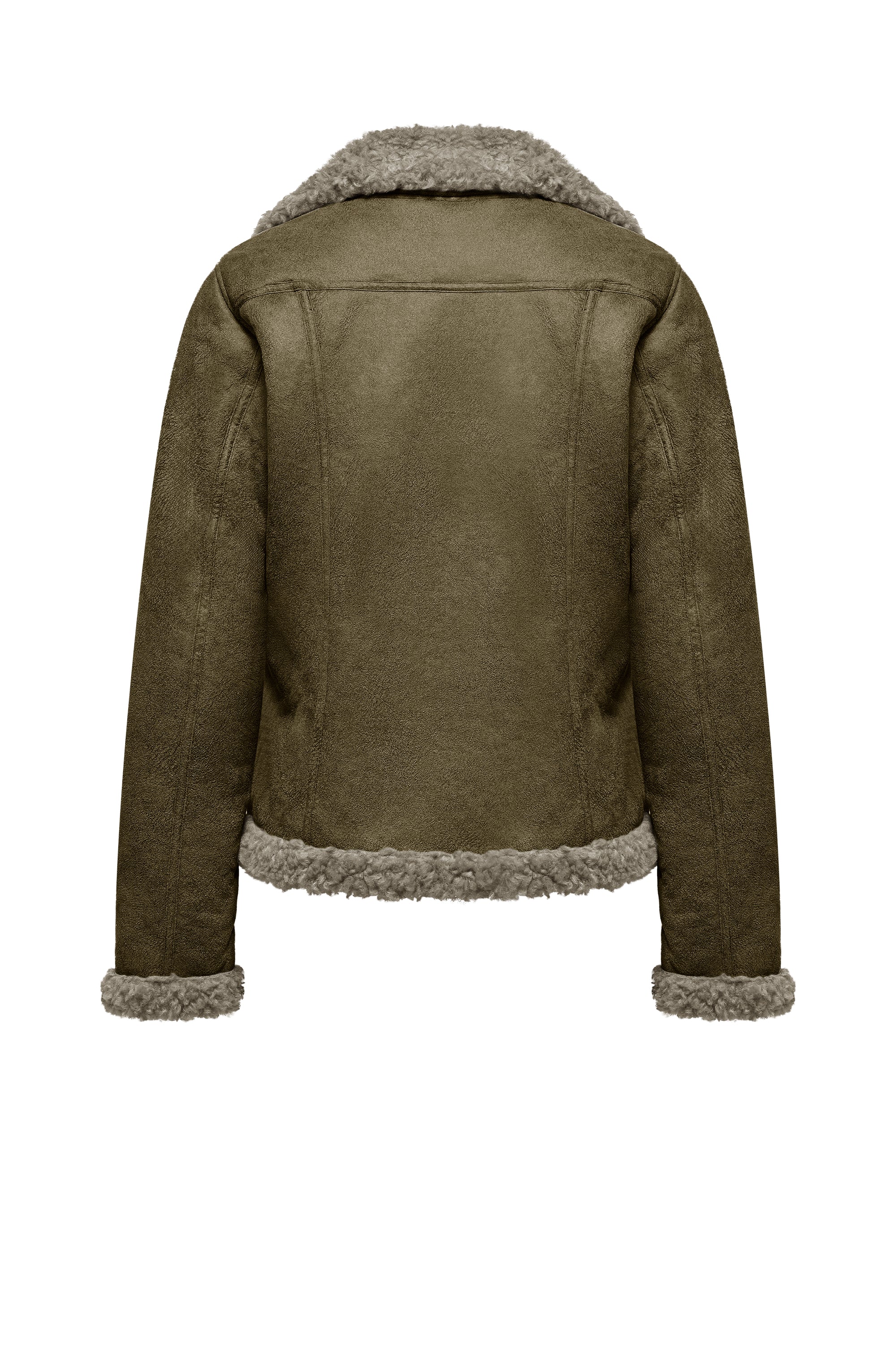 Giacca Metz effetto shearling con pelliccetta - Image 23