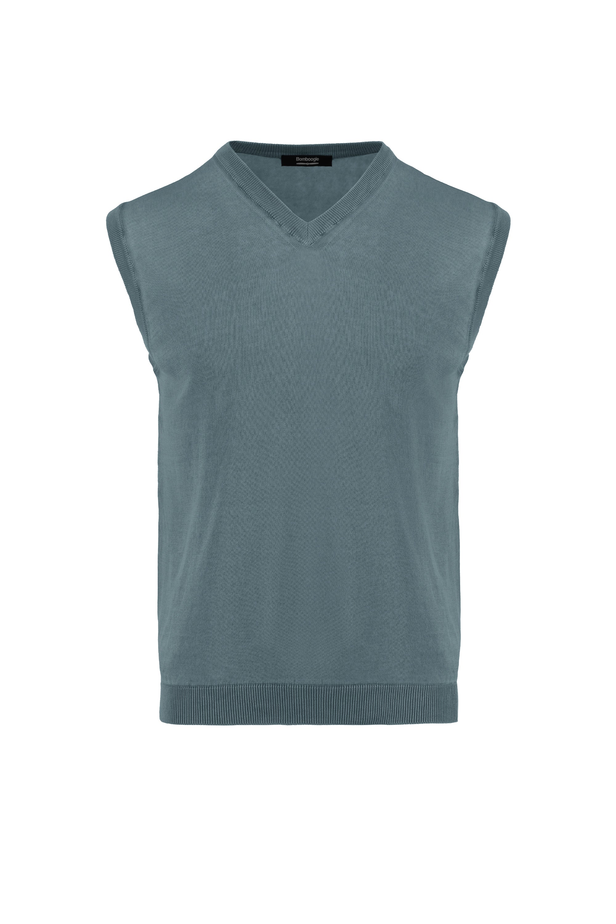 Gilet scollo a v in cotone - Image 10