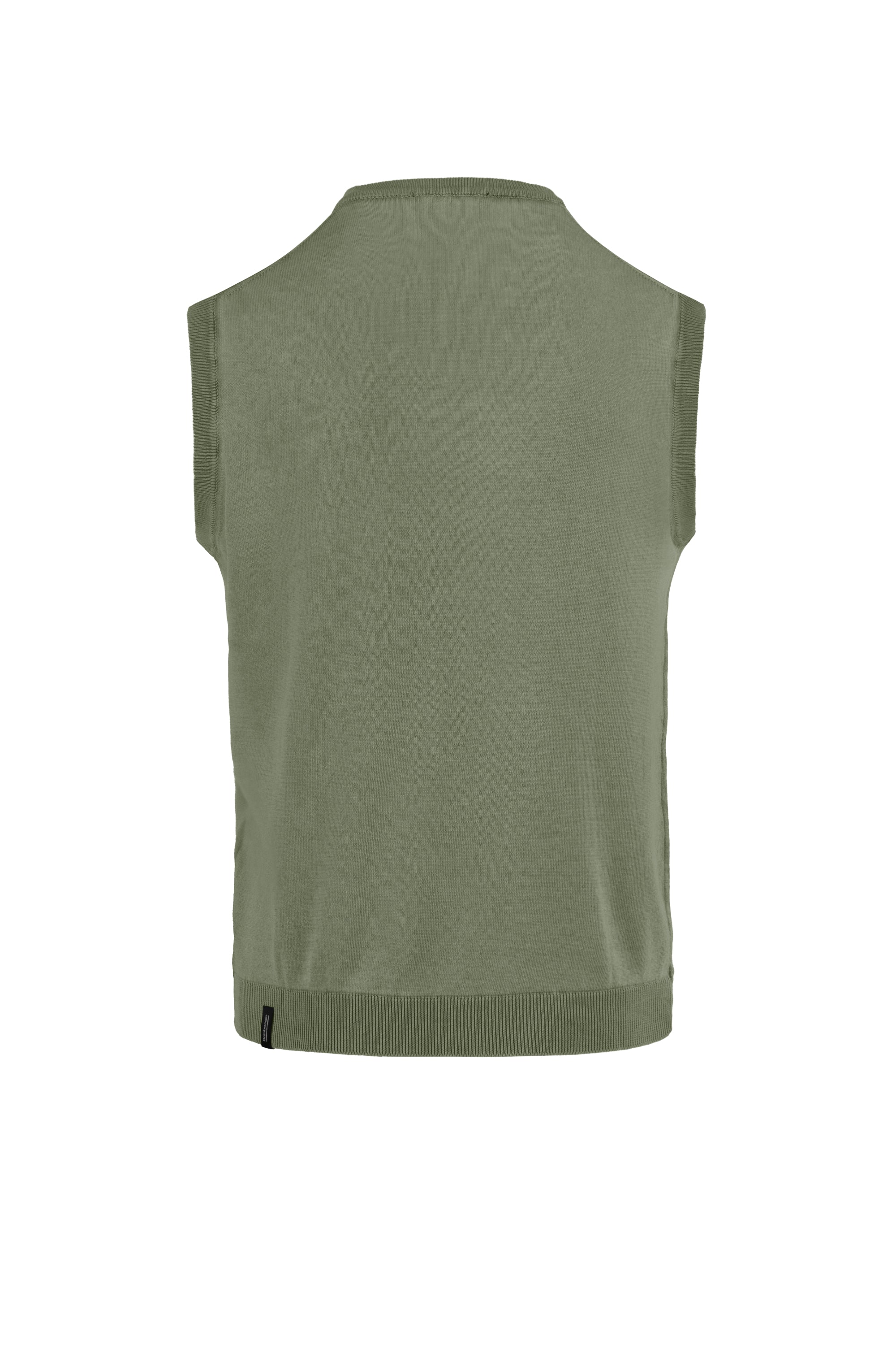 Gilet scollo a v in cotone - Image 3