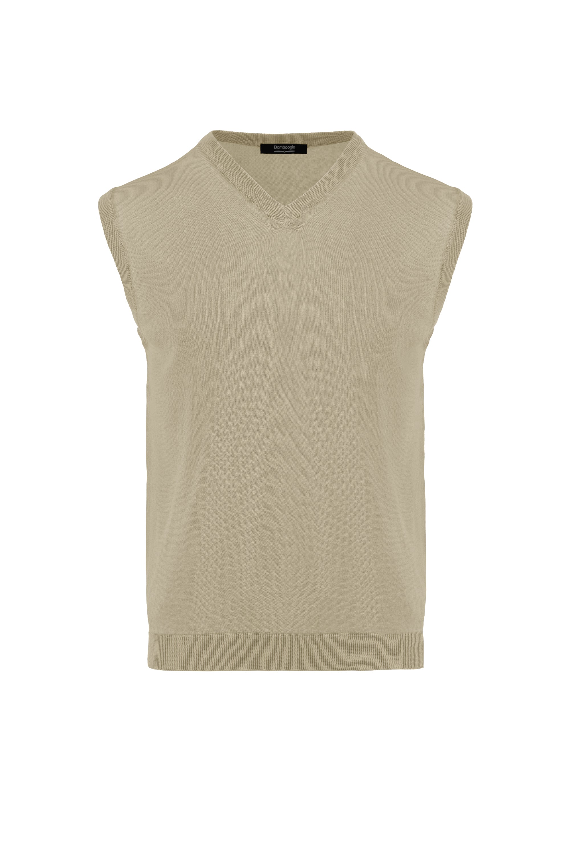 Gilet scollo a v in cotone - Image 4