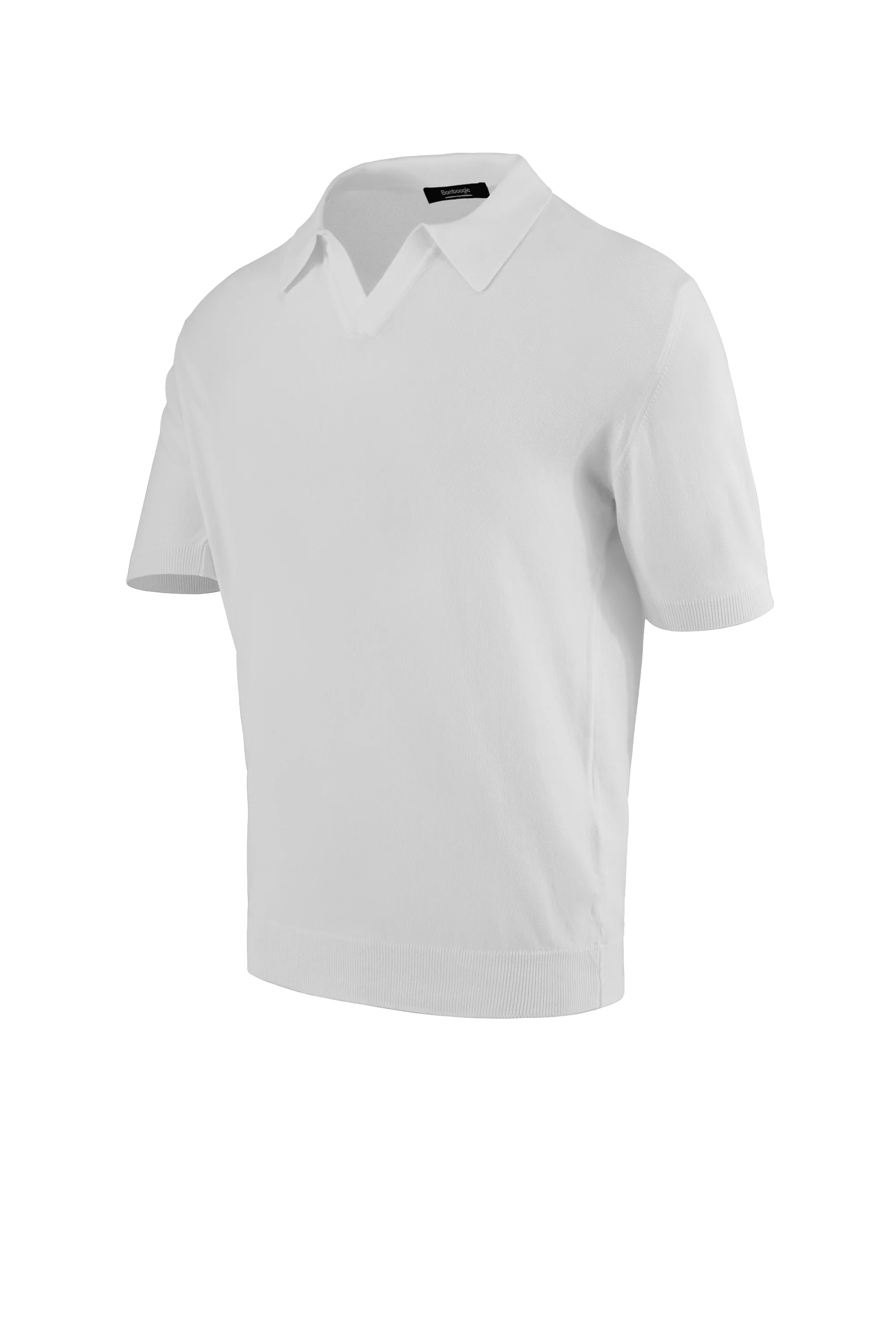 Maglia collo revers in cotone - Image 2