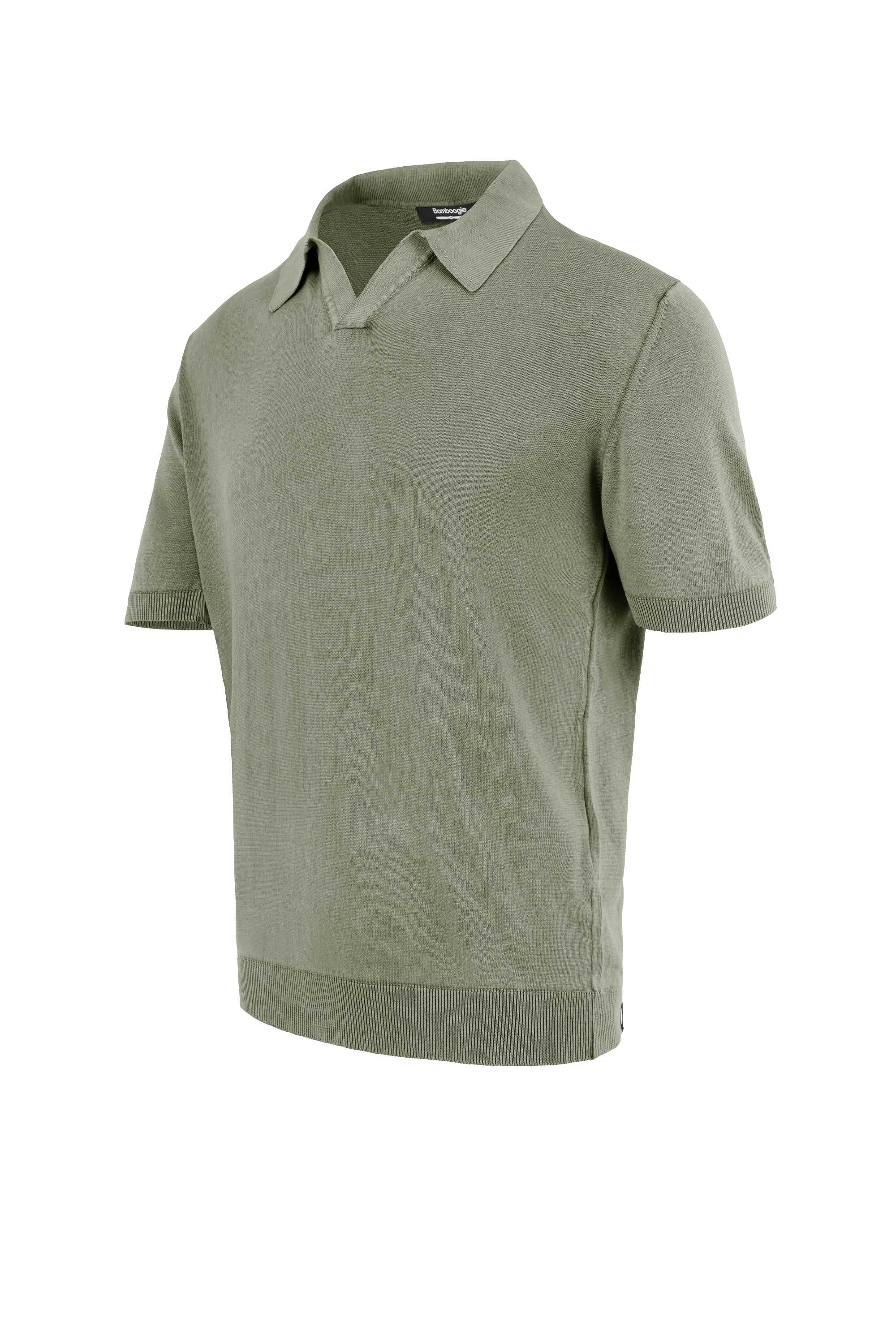 Maglia collo revers in cotone - Image 2