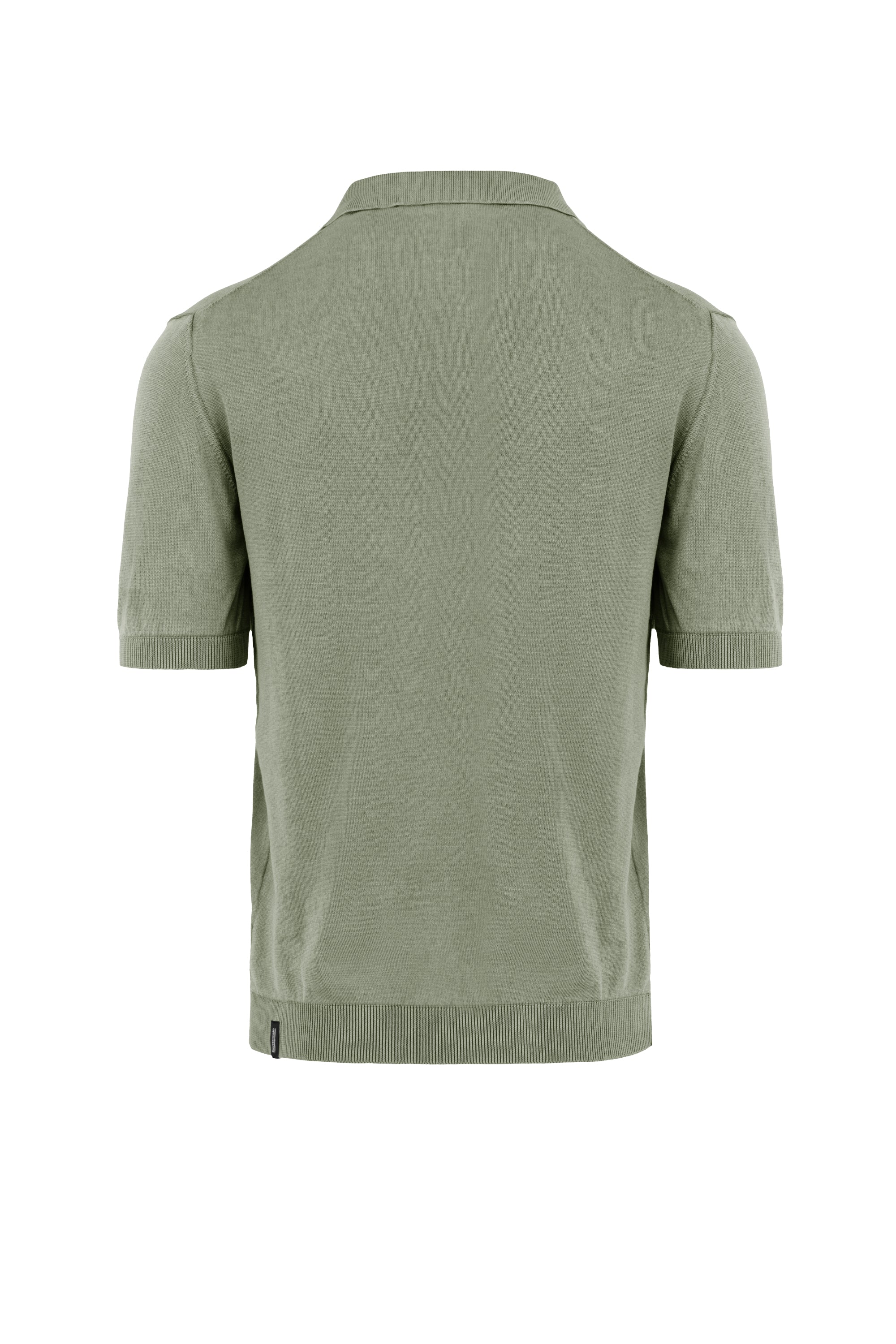 Maglia collo revers in cotone - Image 3