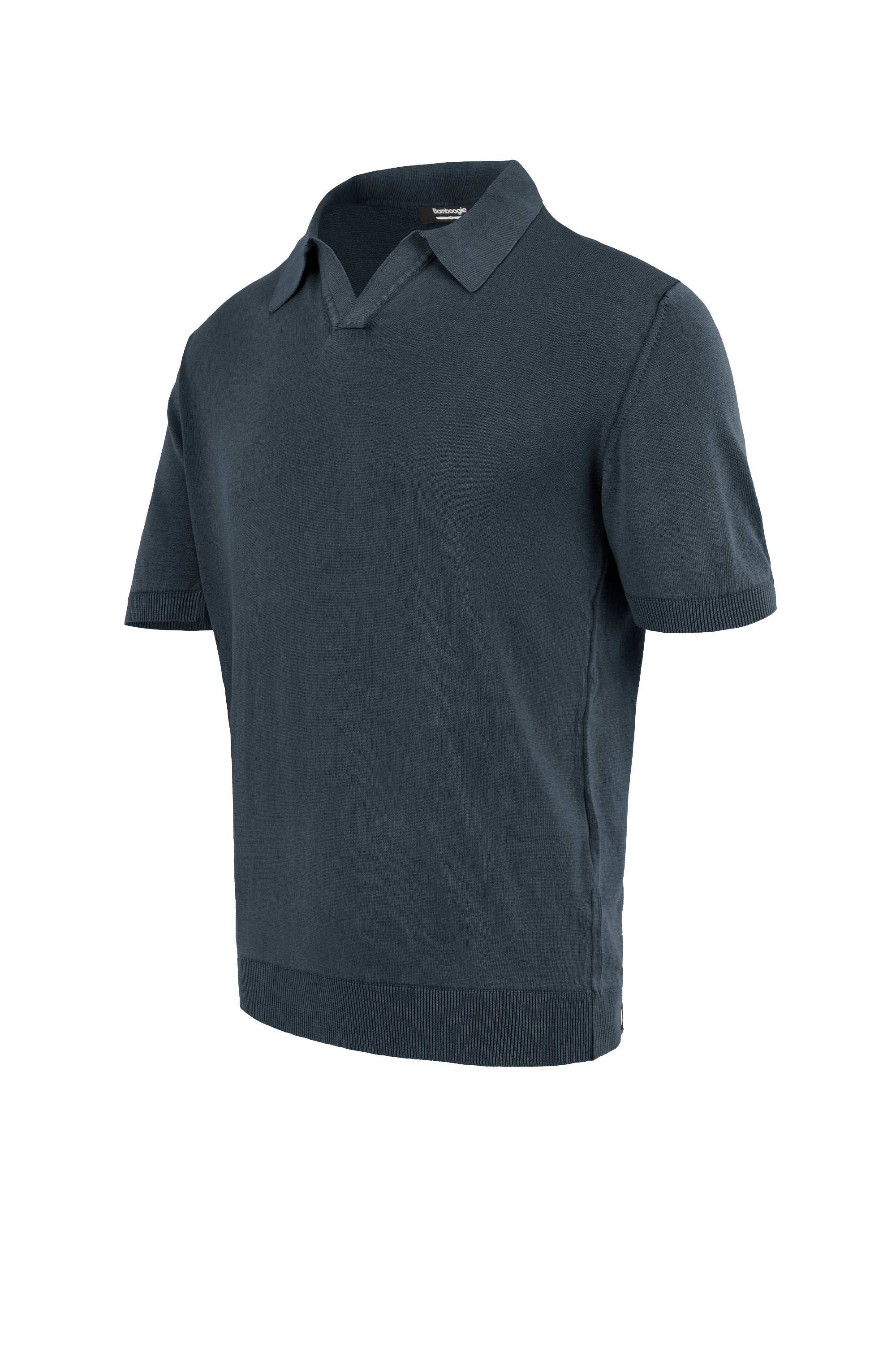 Maglia collo revers in cotone - Image 8