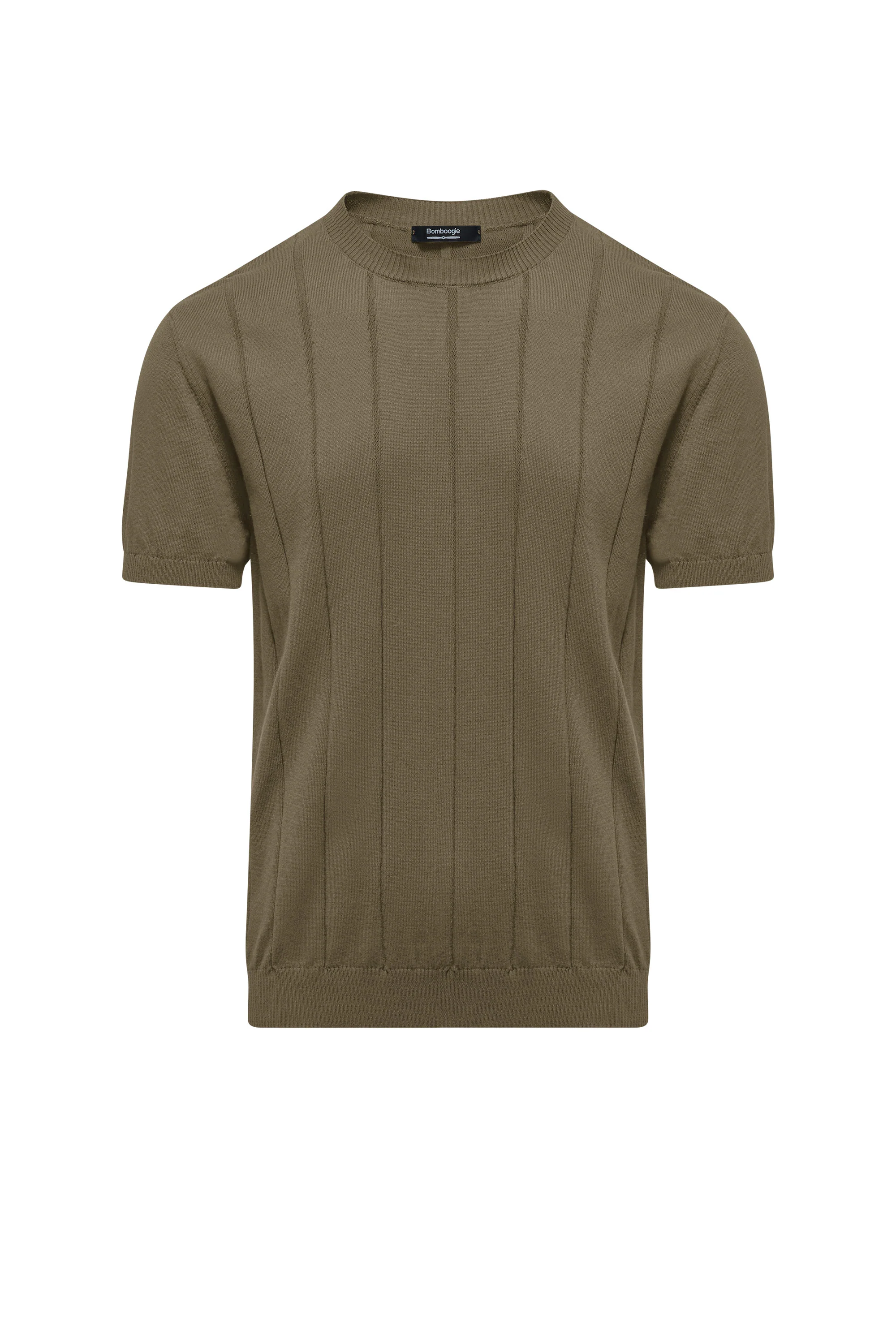 Maglia girocollo a maniche corte
