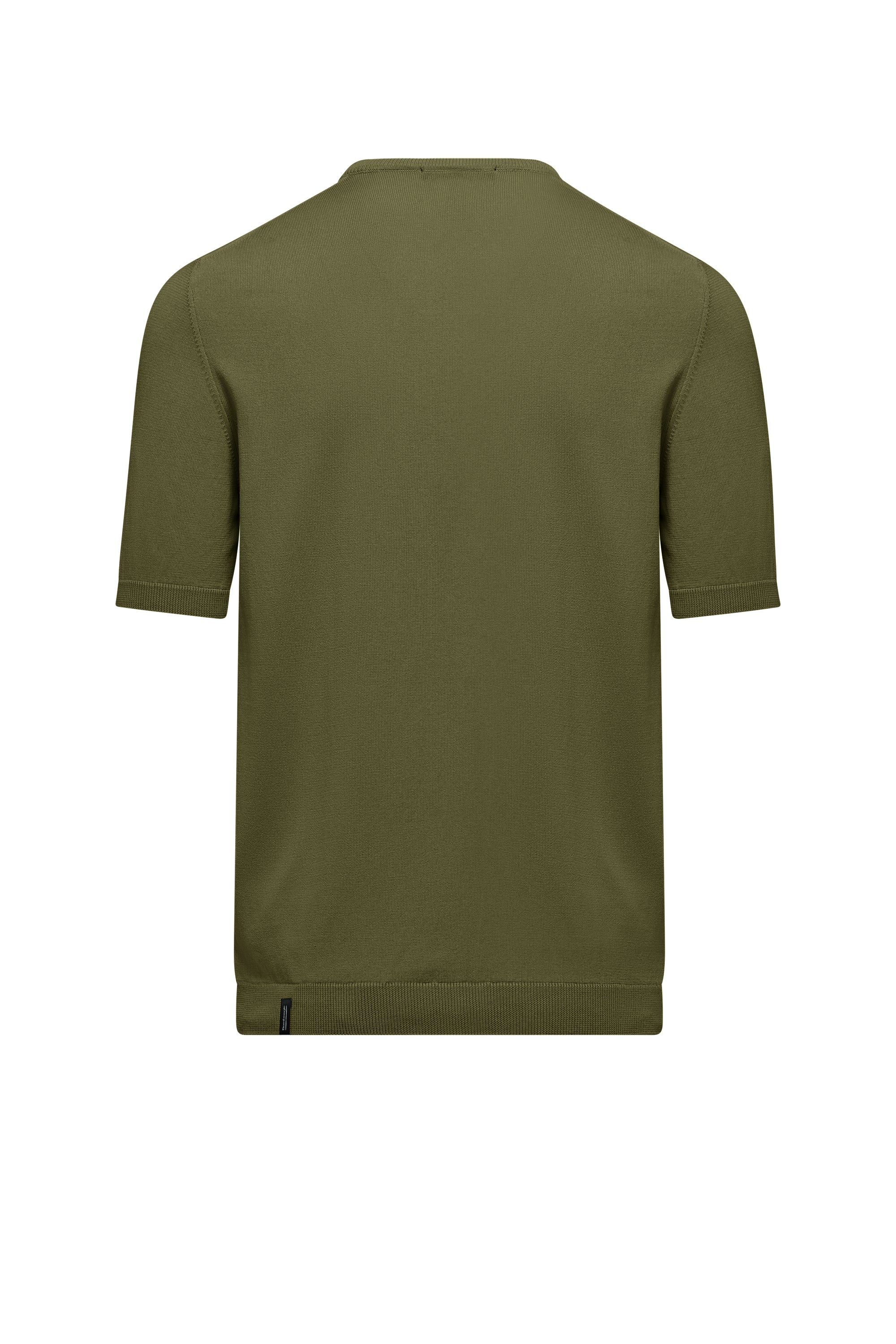Maglia girocollo a manica corta in cotone - Image 3