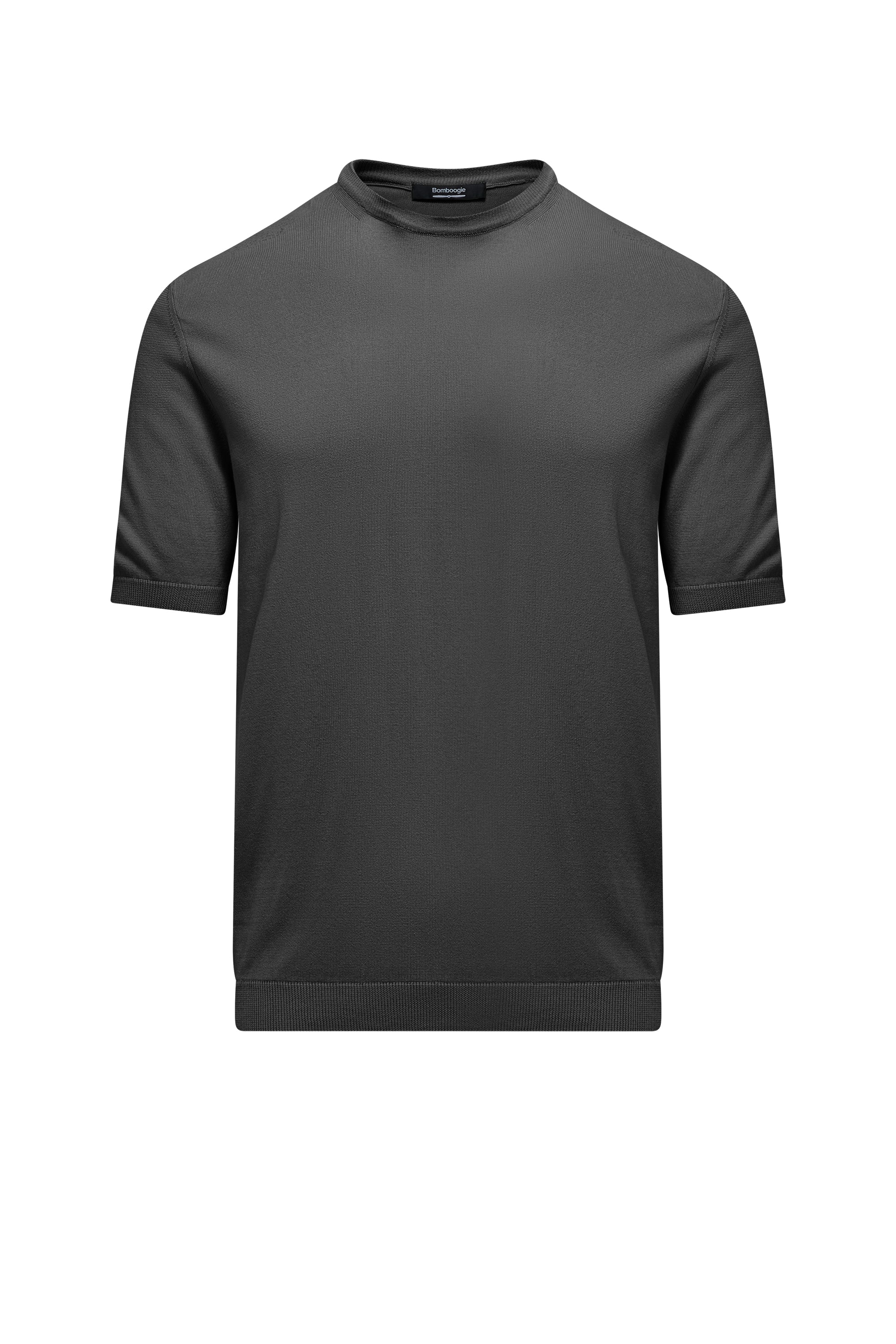 Maglia girocollo a manica corta in cotone - Image 4