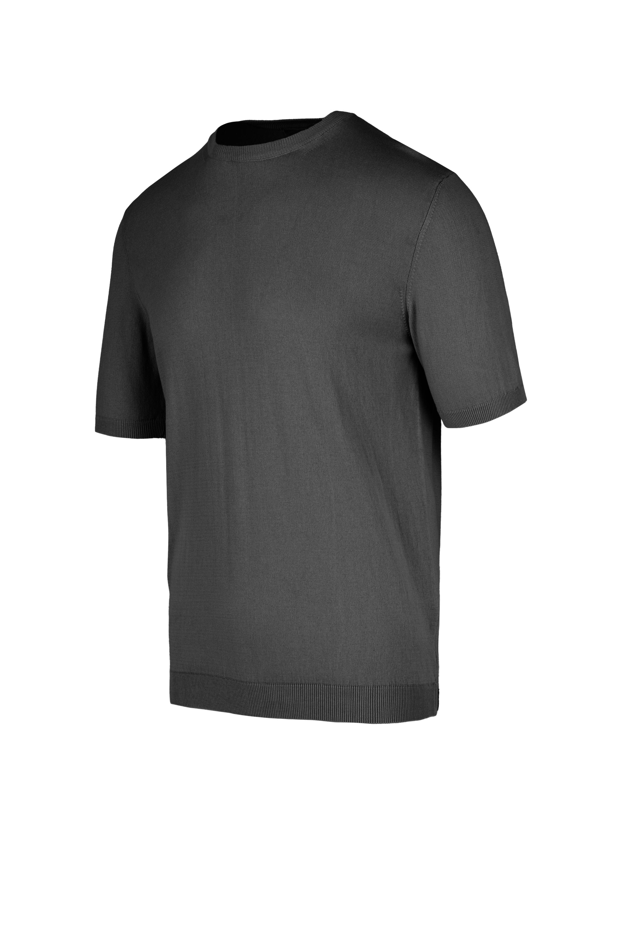 Maglia girocollo a manica corta in cotone - Image 5