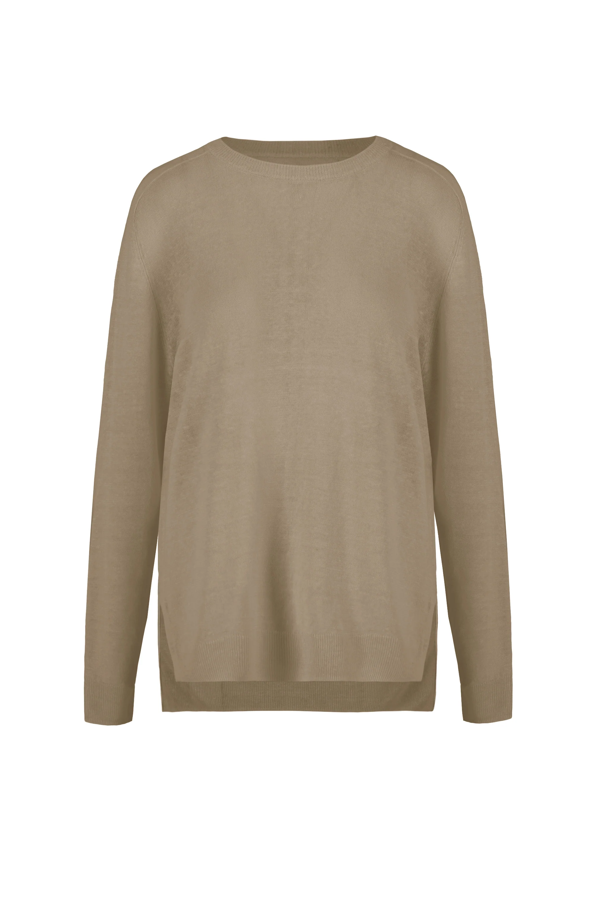 Maglia girocollo in lino - Image 4