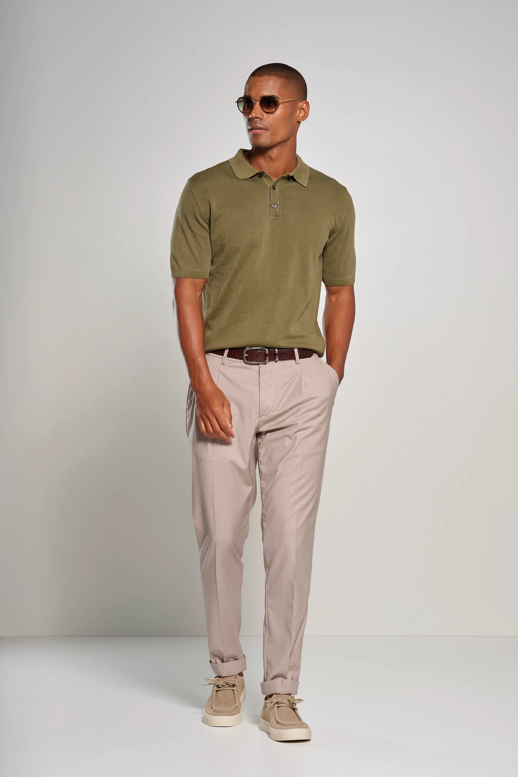 Maglia polo con colletto in cotone - Image 4