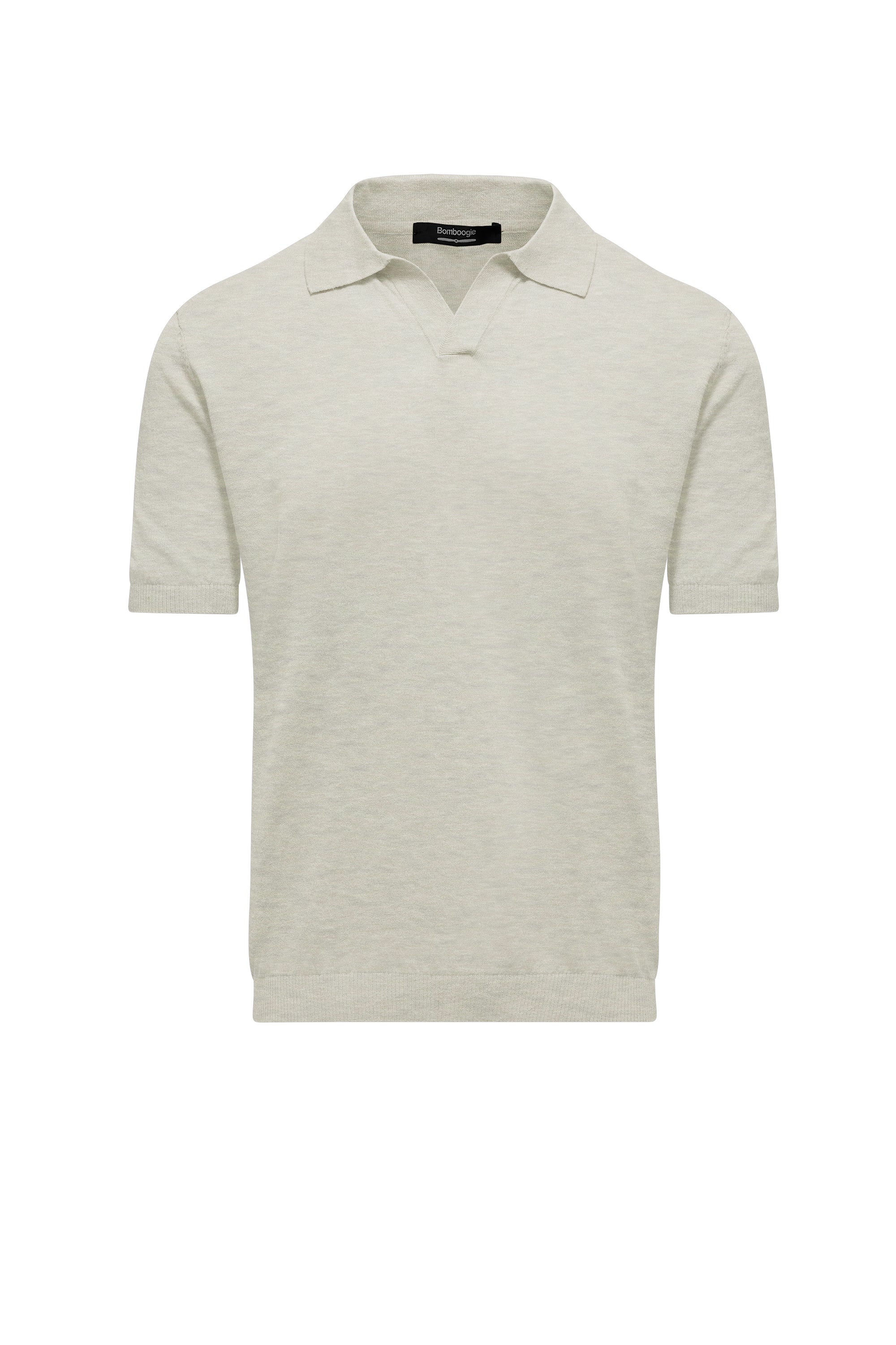 Maglia polo in lino e cotone - Image 6