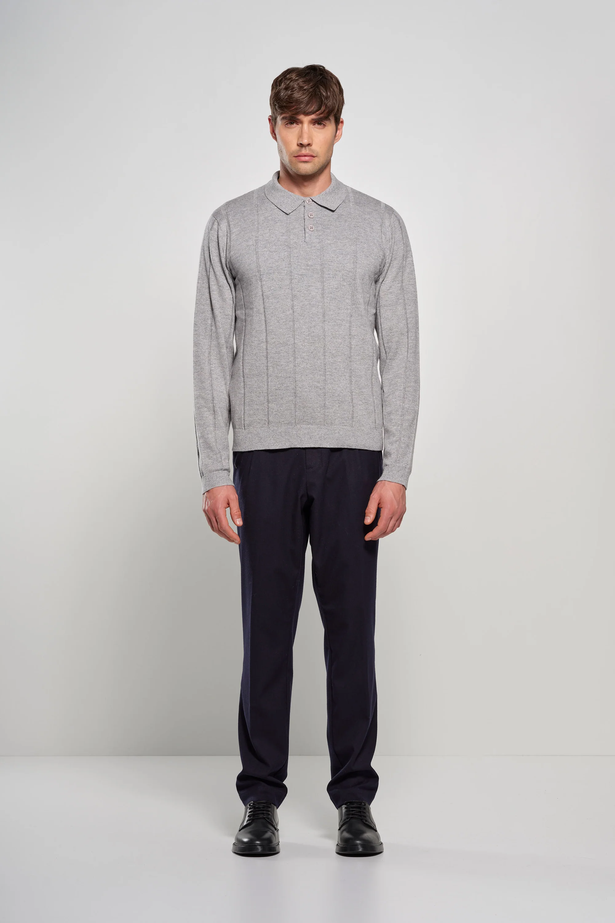 Maglione con colletto in lana e cashmere - Image 12