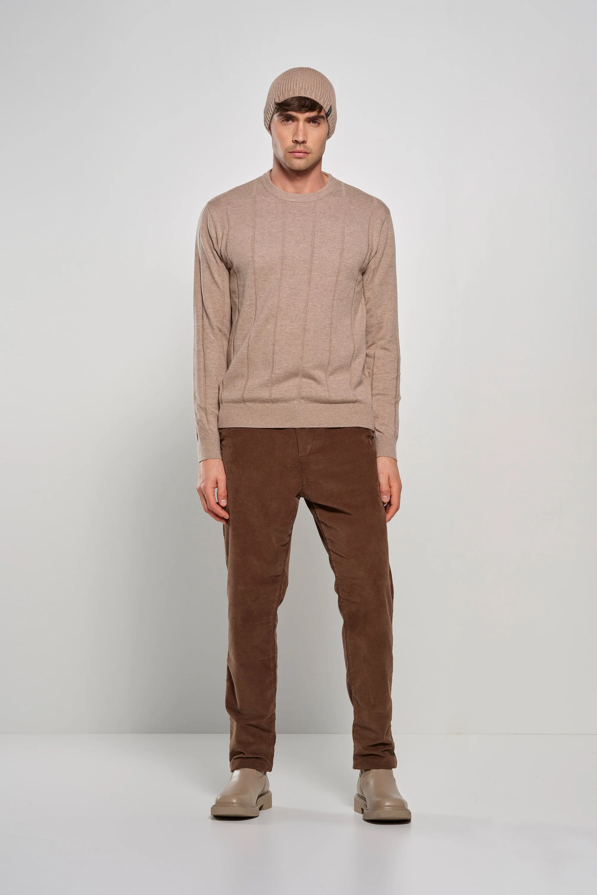 Maglione girocollo in lana e cashmere - Image 20