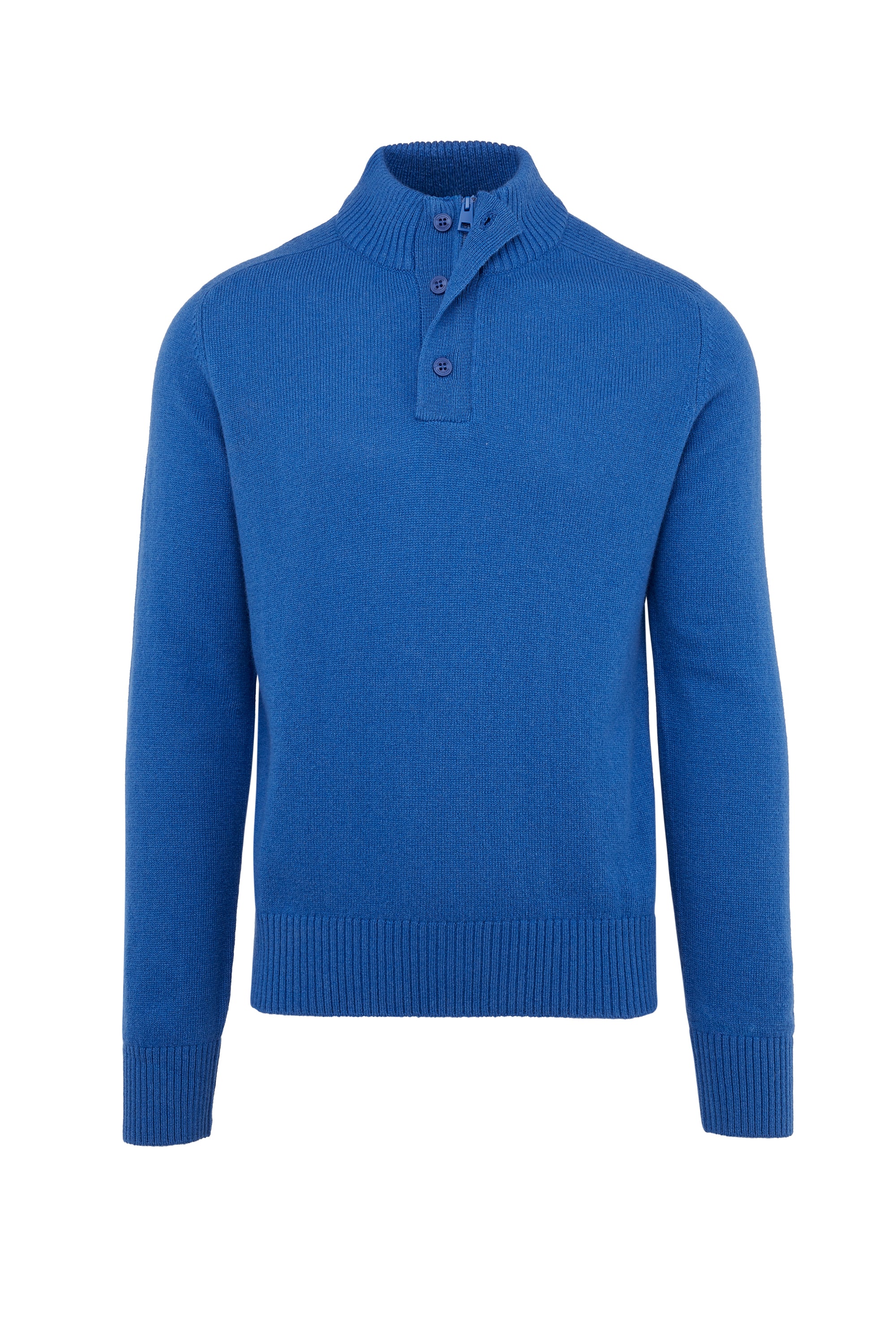 Maglione in lana merino con collo alto e bottoni - Image 18
