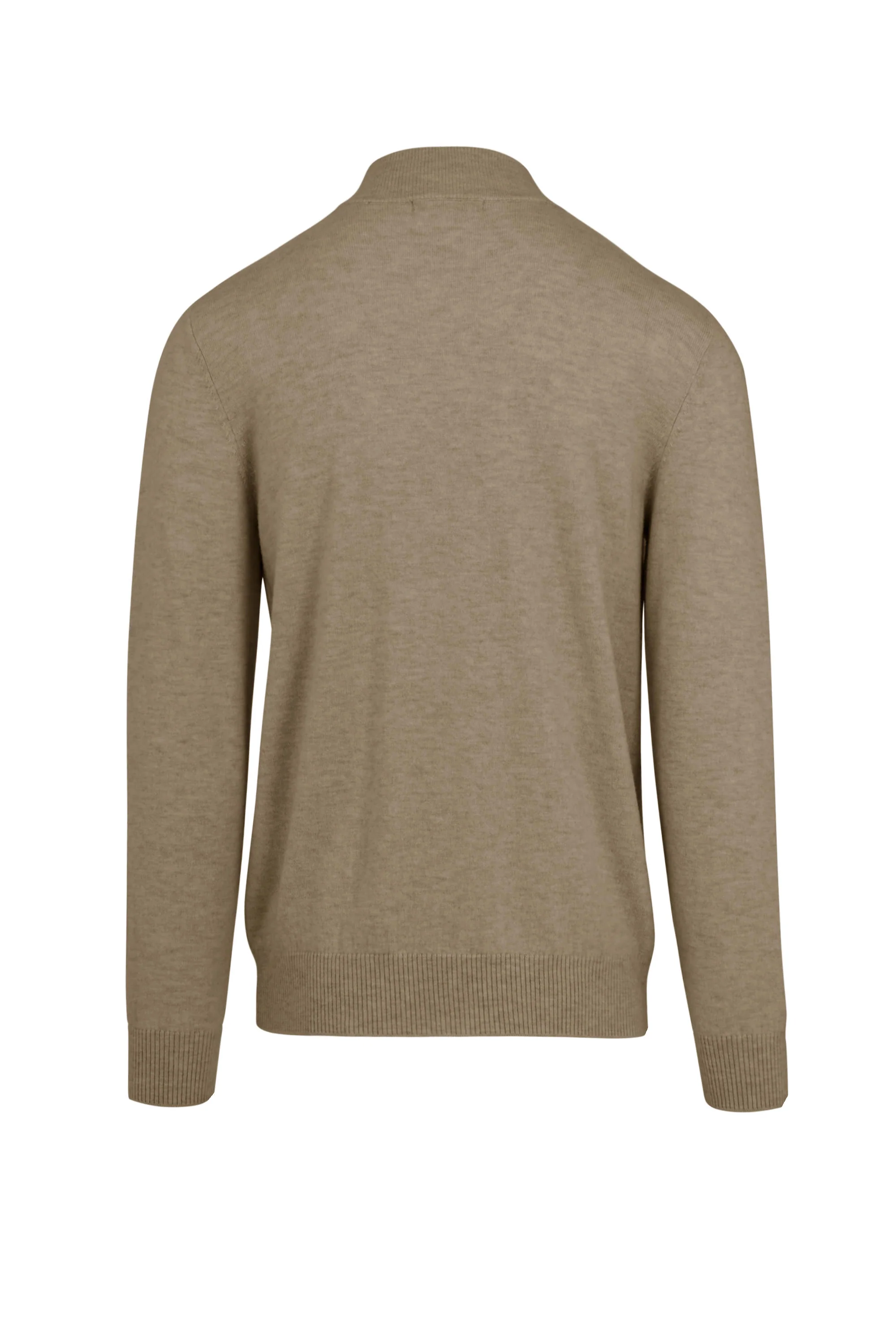 Maglione in lana merino con collo alto e zip - Image 10