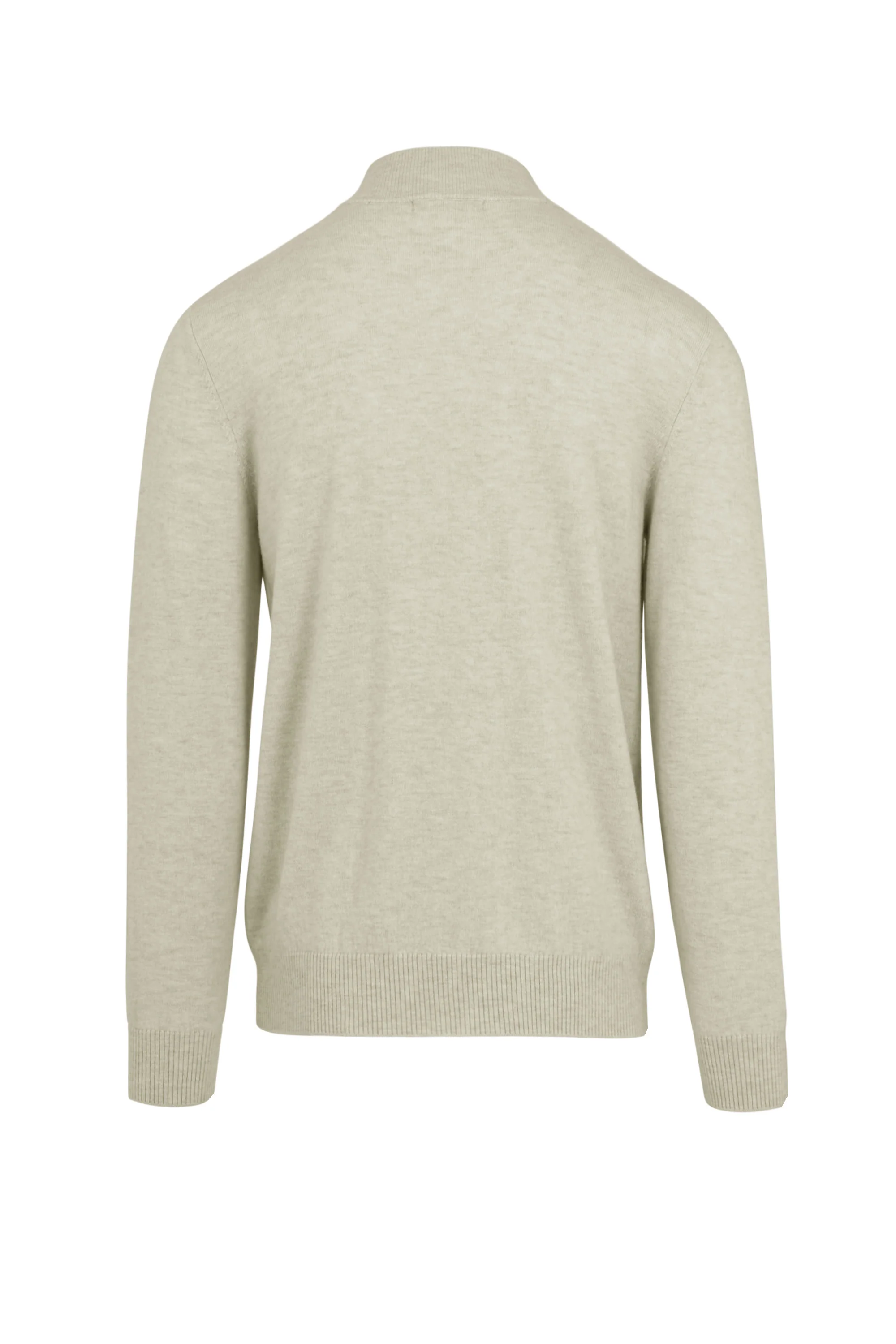 Maglione in lana merino con collo alto e zip - Image 6