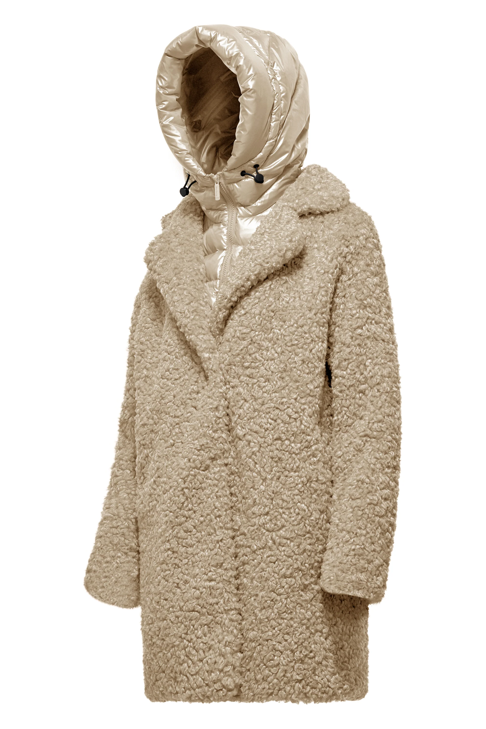 Odessa Overcoat - Cappotto lungo effetto agnellino - Image 30