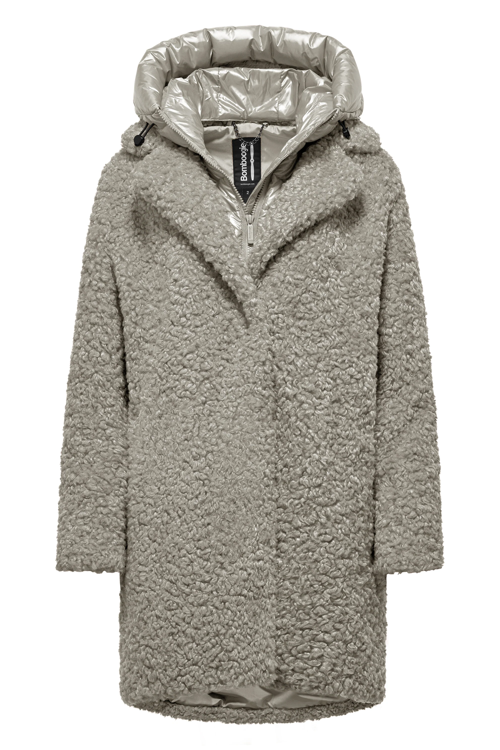 Odessa Overcoat - Cappotto lungo in ecopelliccia effetto agnellino - Image 19