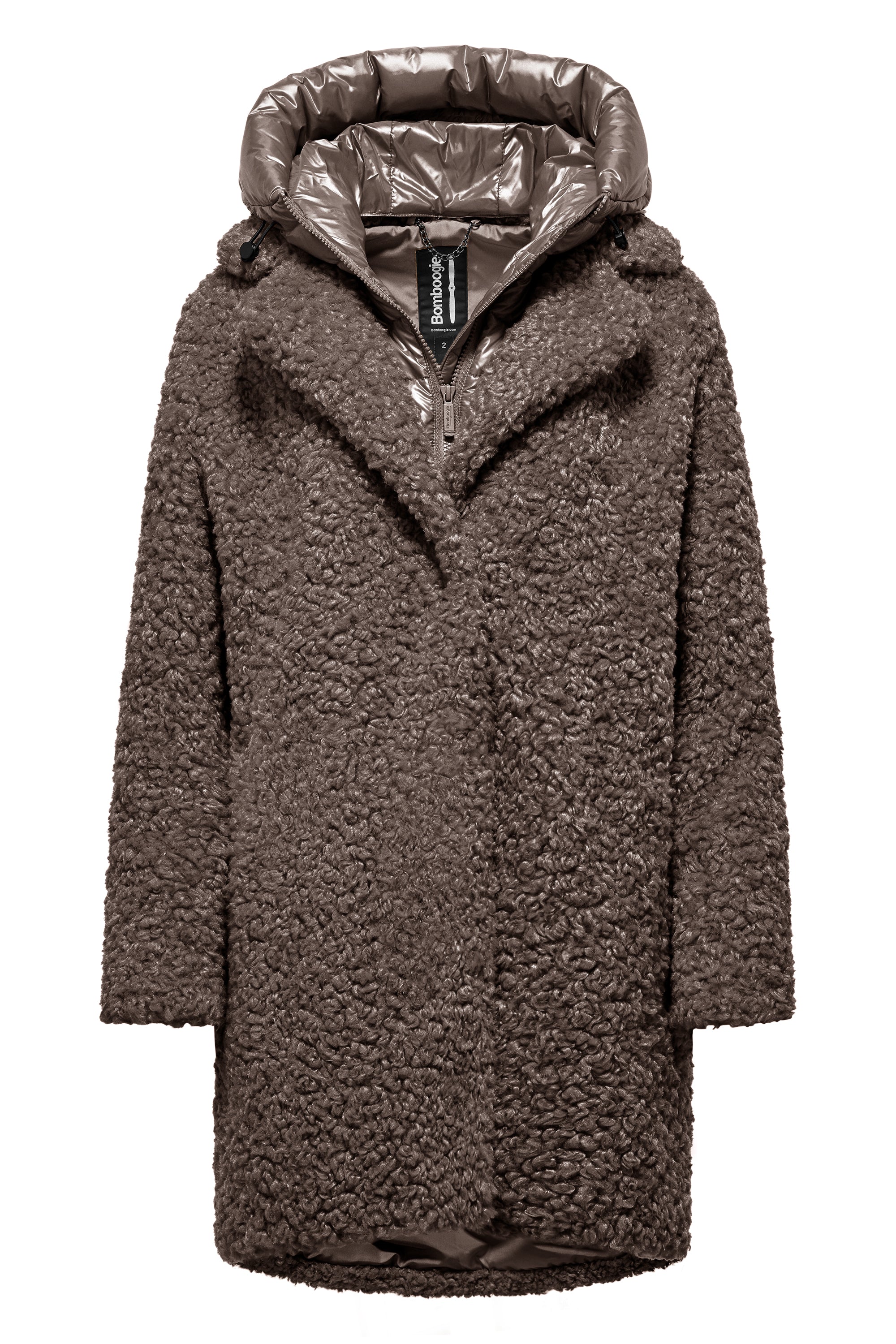 Odessa Overcoat - Cappotto lungo in ecopelliccia effetto agnellino - Image 7