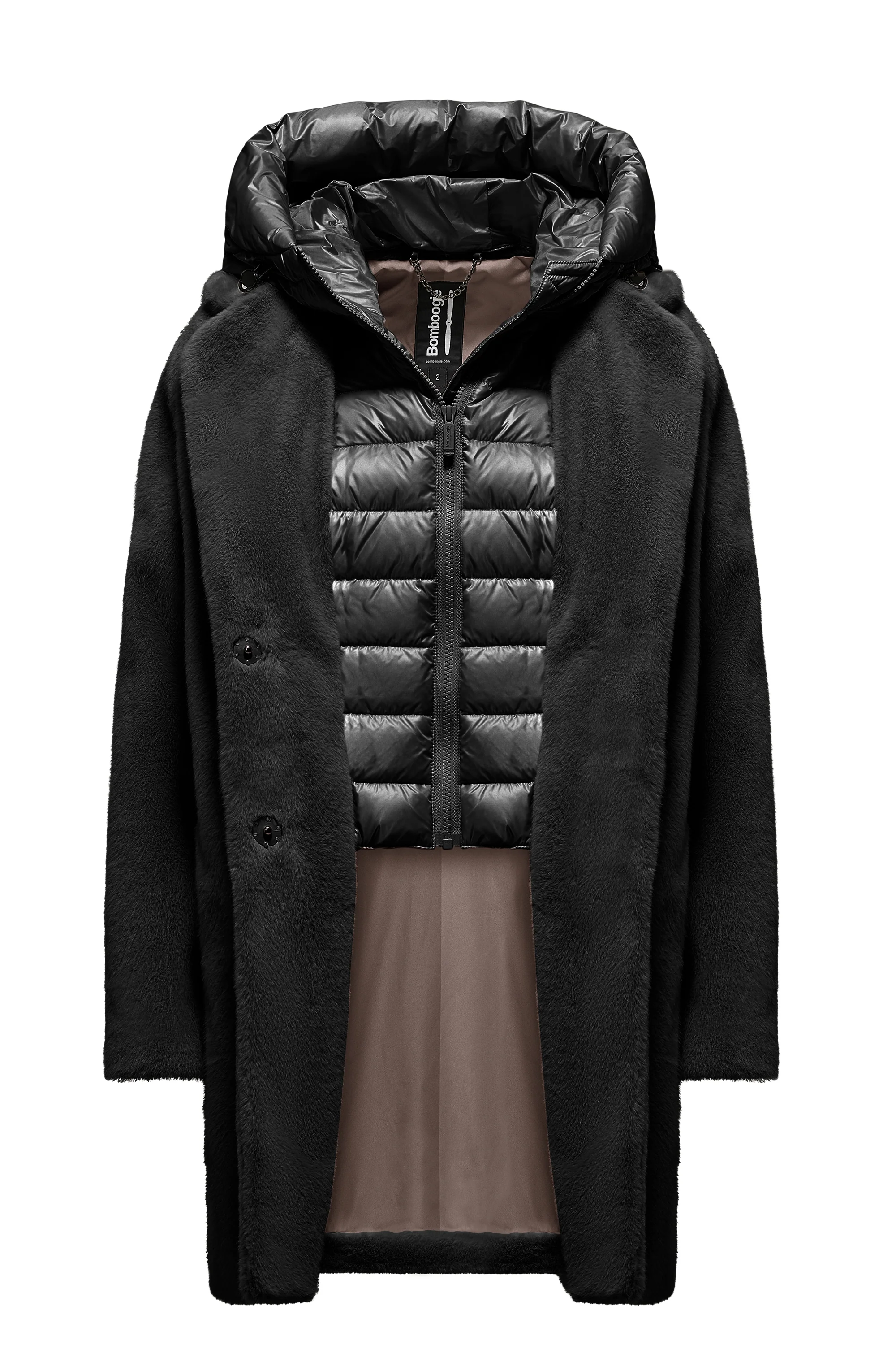 Odessa Overcoat - Cappotto lungo in ecopelliccia effetto lapin - Image 5