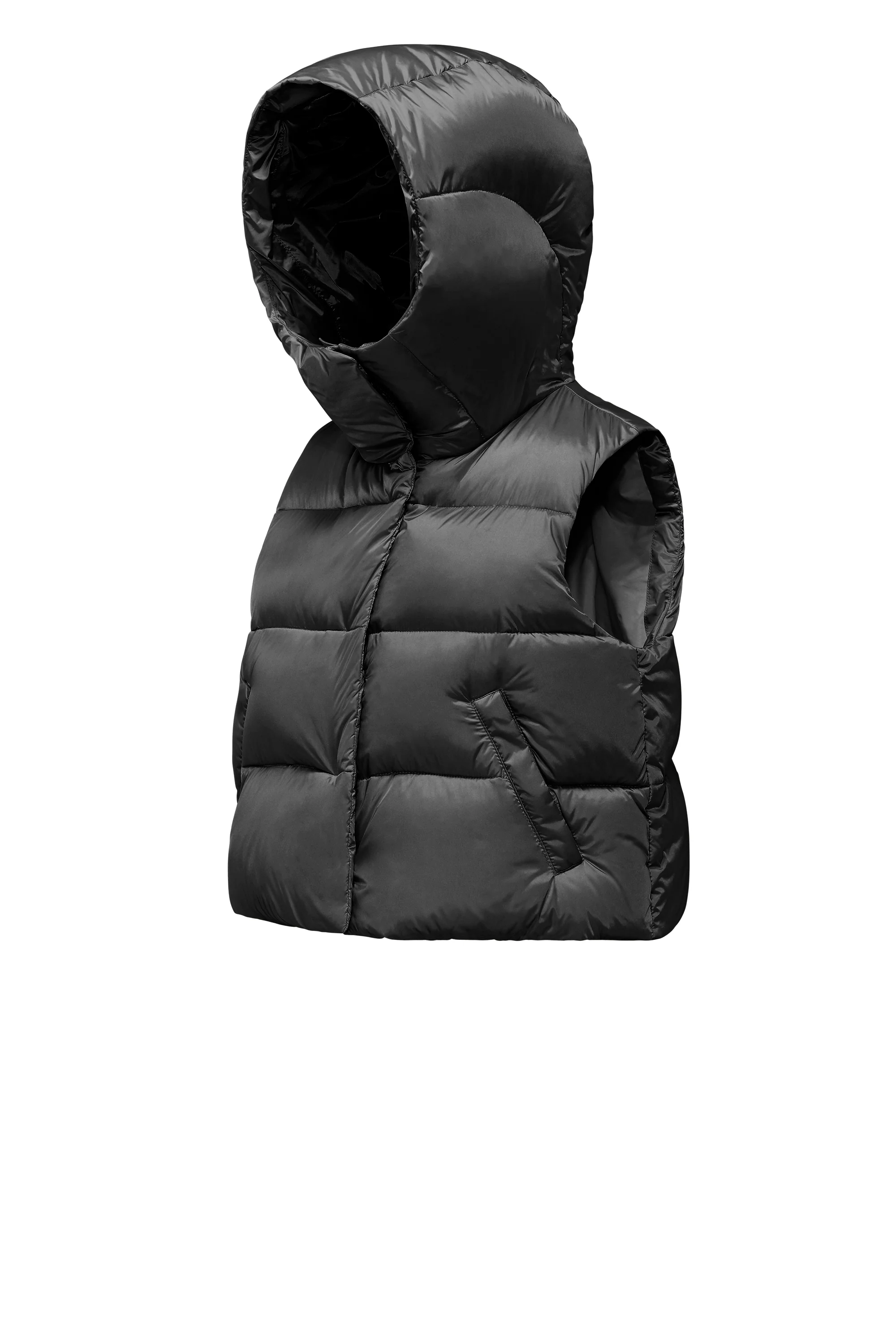 Ottawa vest - Smanicato in nylon lucido - Image 7