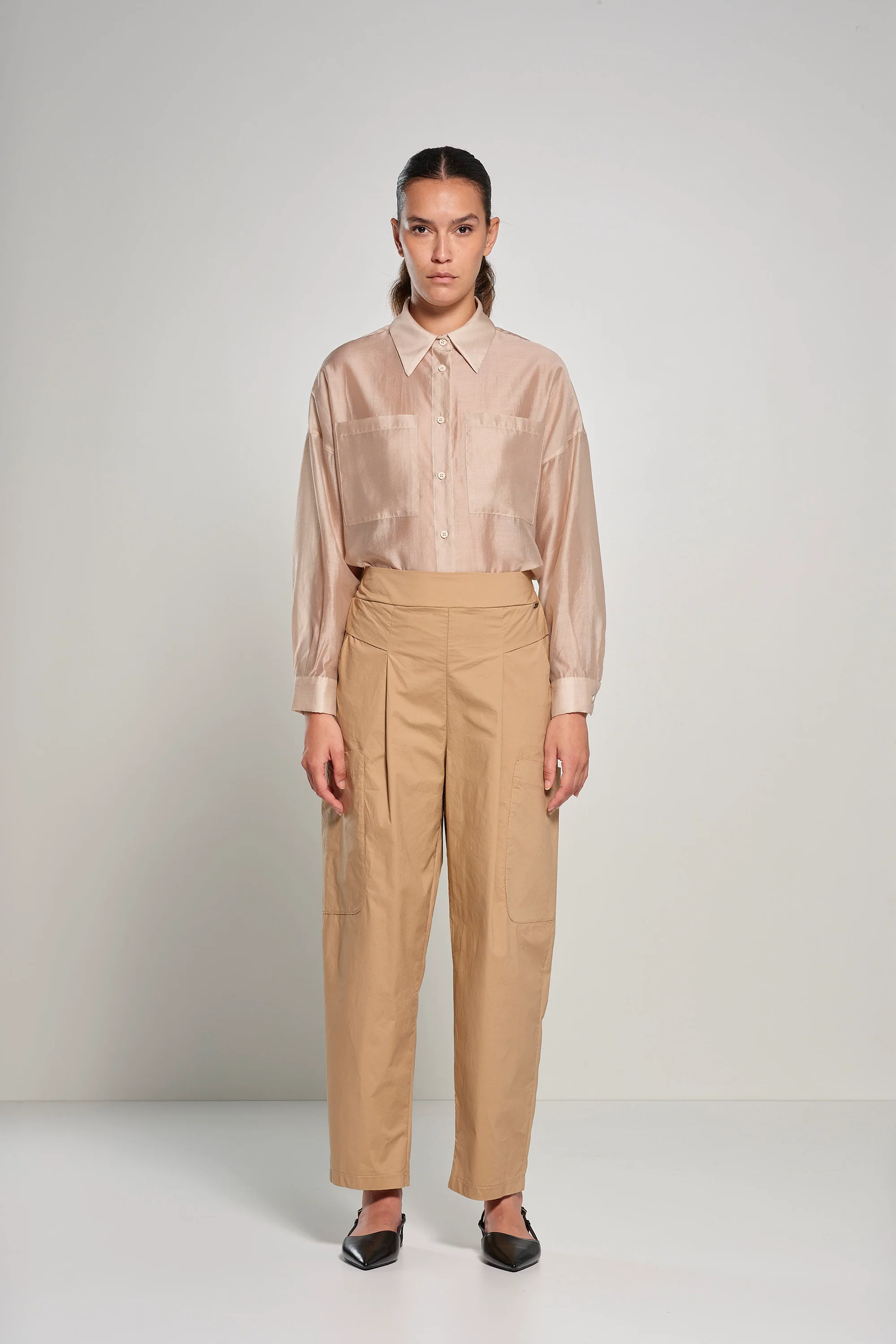 Overshirt in voile di lyocell - Image 10