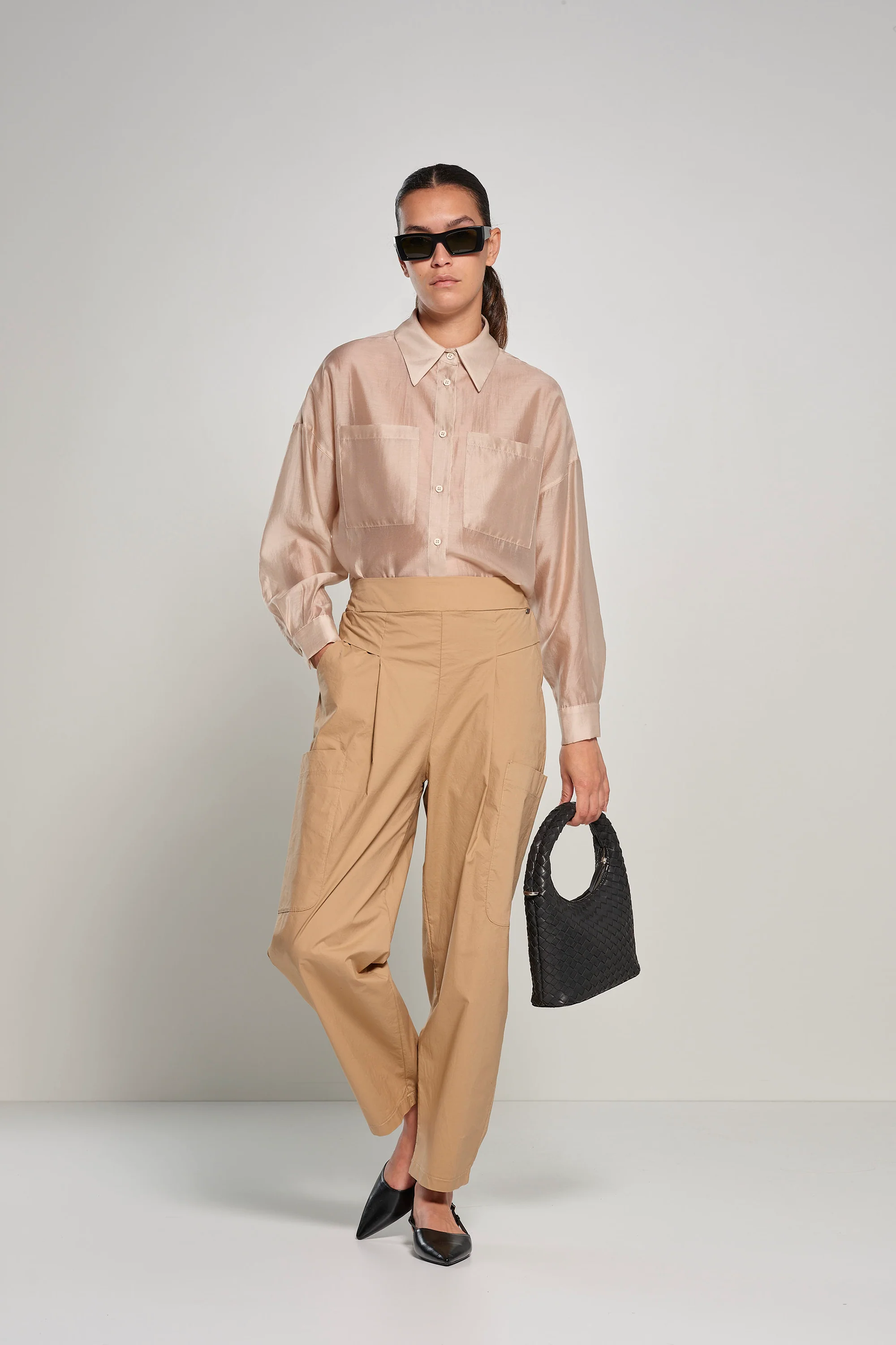 Overshirt in voile di lyocell - Image 19