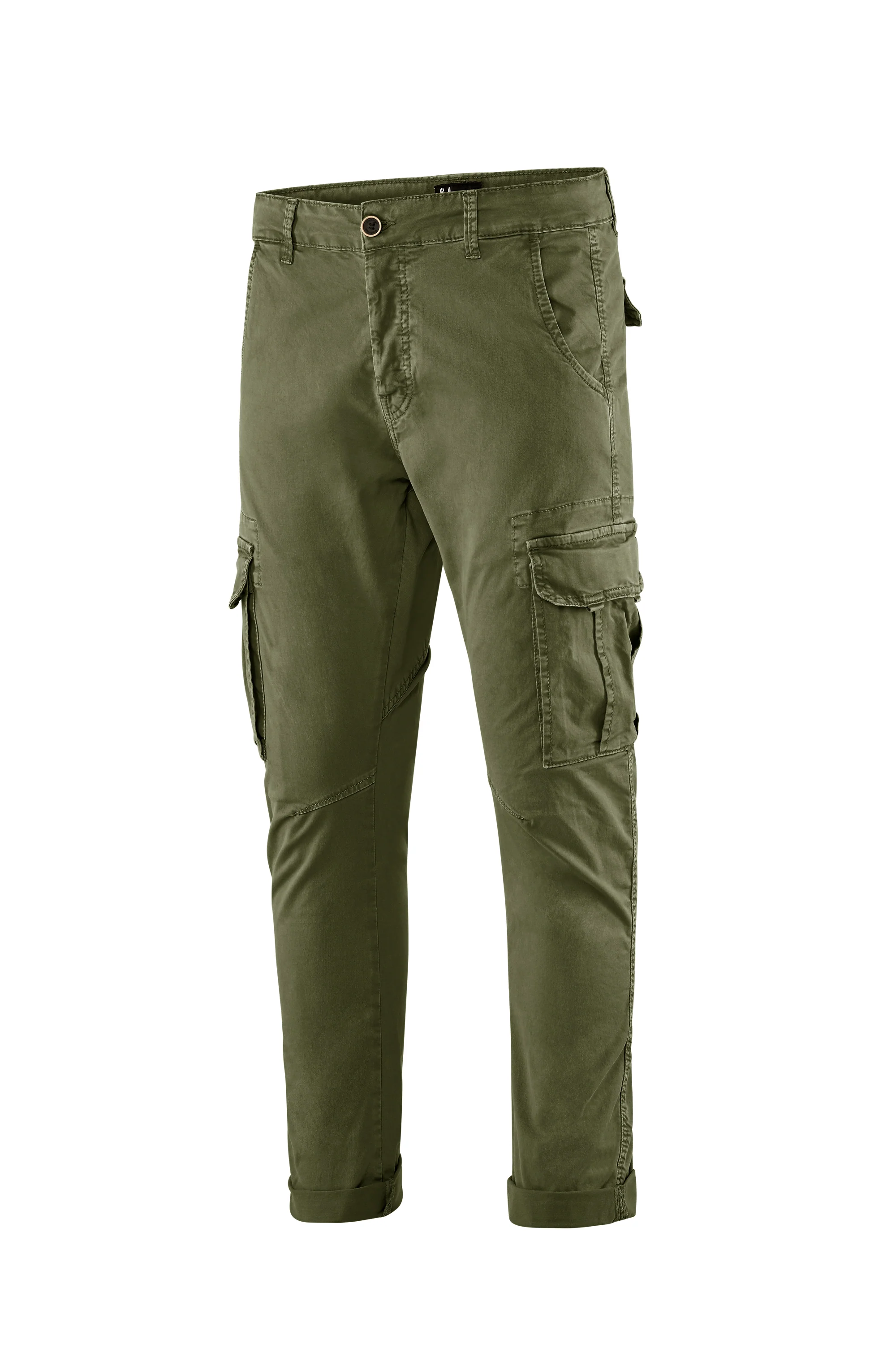Pantalone cargo in gabardina di cotone - Image 44