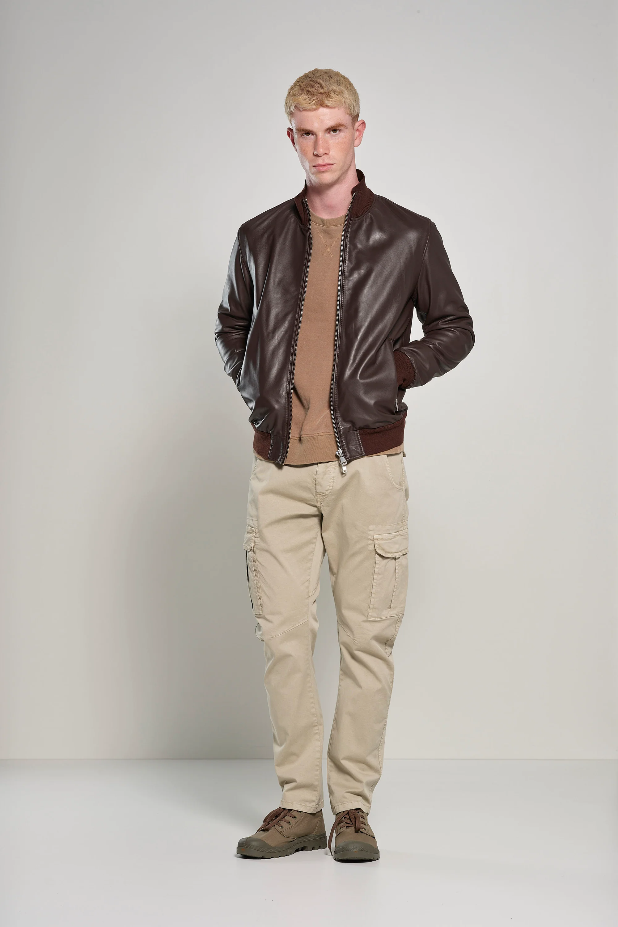 Pantalone cargo in gabardina di cotone - Image 53